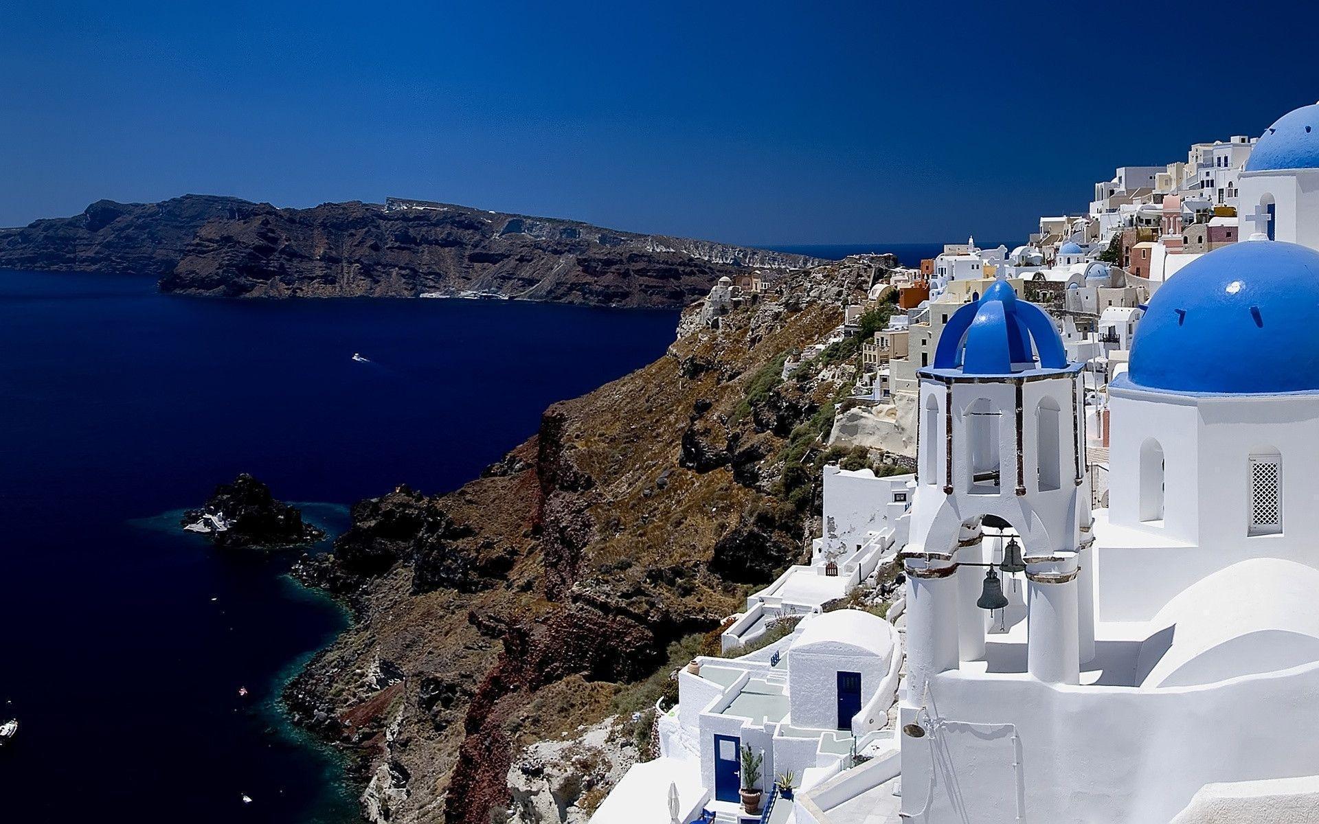 1920x1200 Santorini Wallpaper