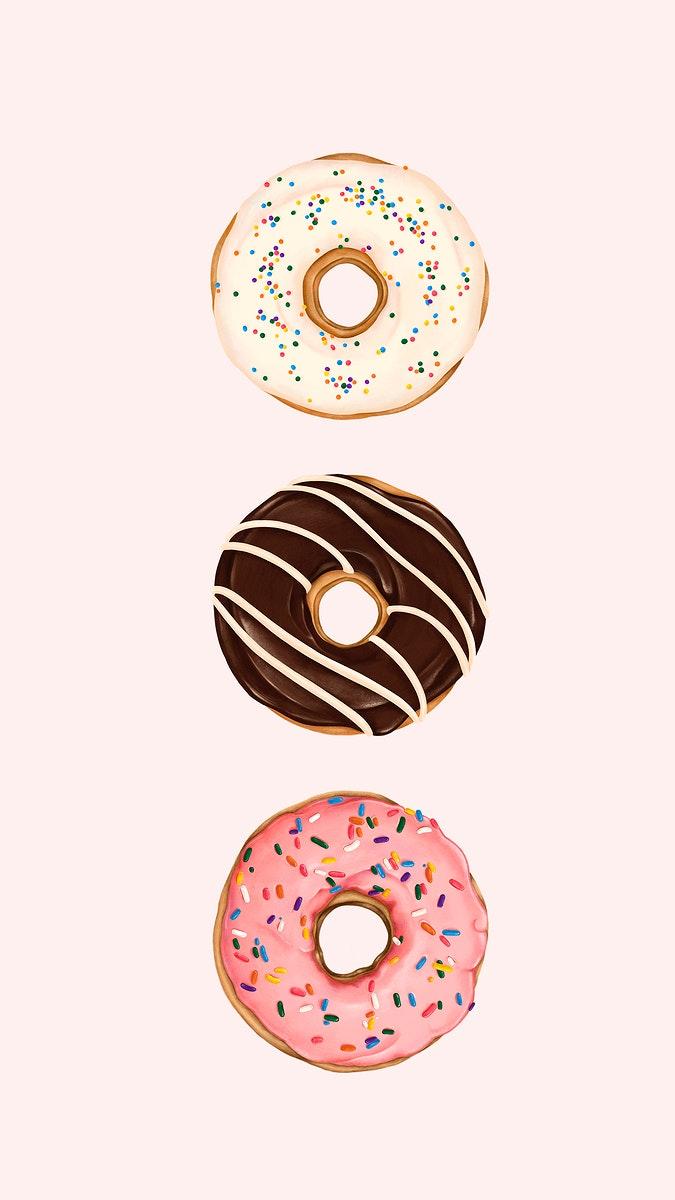 675x1200 Donut Image Wallpaper