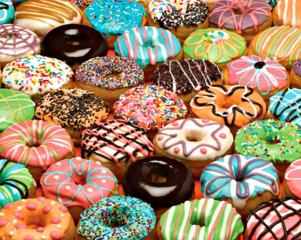1280x1024 Free download Colorful Donut Wallpaper Top Colorful Donut Background [3840x2160] for your Desktop, Mobile & Tablet. Explore Donut Background. Odd Future Donut Wallpaper