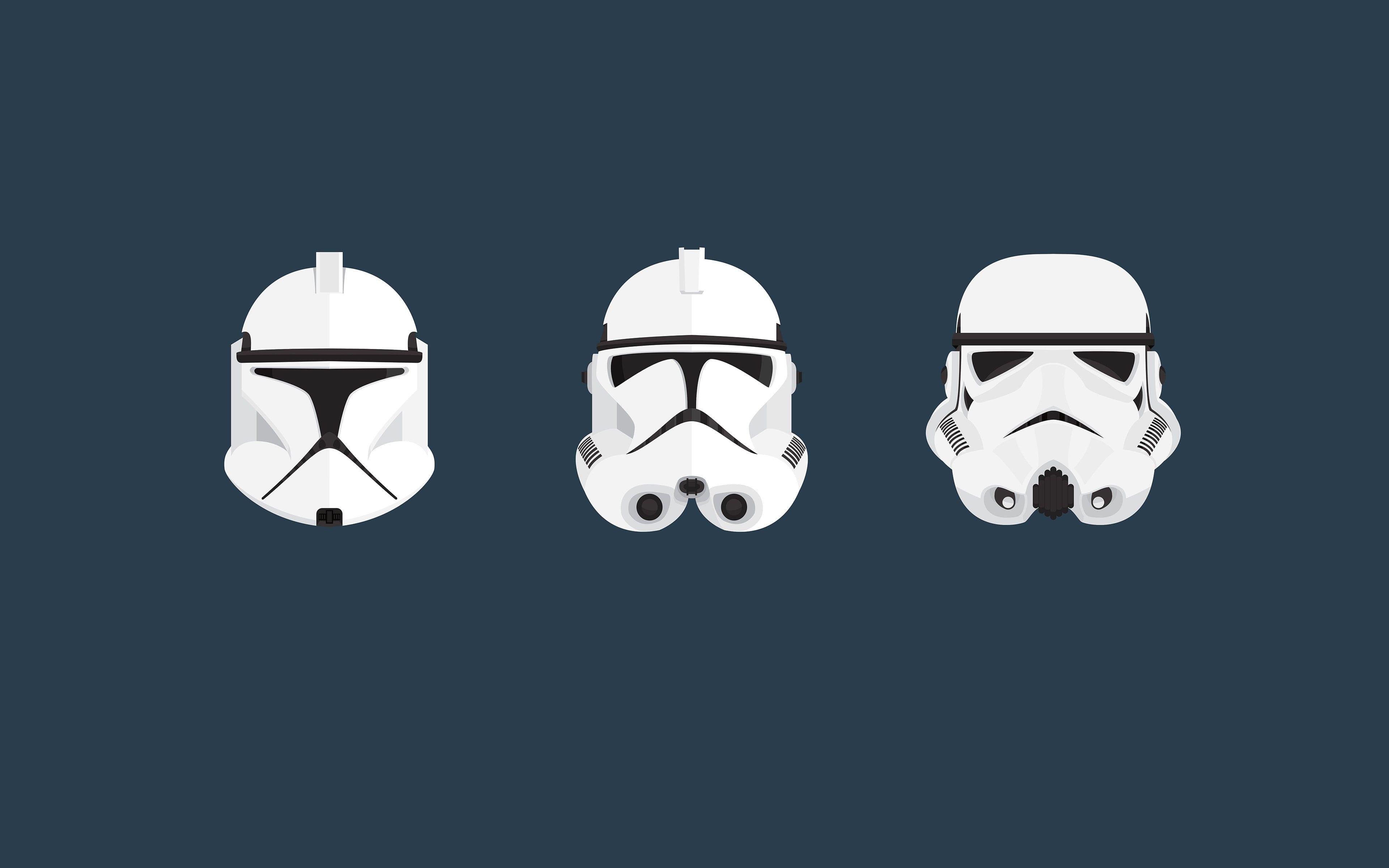 3840x2400 Star Wars troopers masks Star Wars clone trooper #stormtrooper #helmet #minimalism K #wallpaper #hdwallpaper #de. Star wars trooper, Clone trooper, Star wars pc