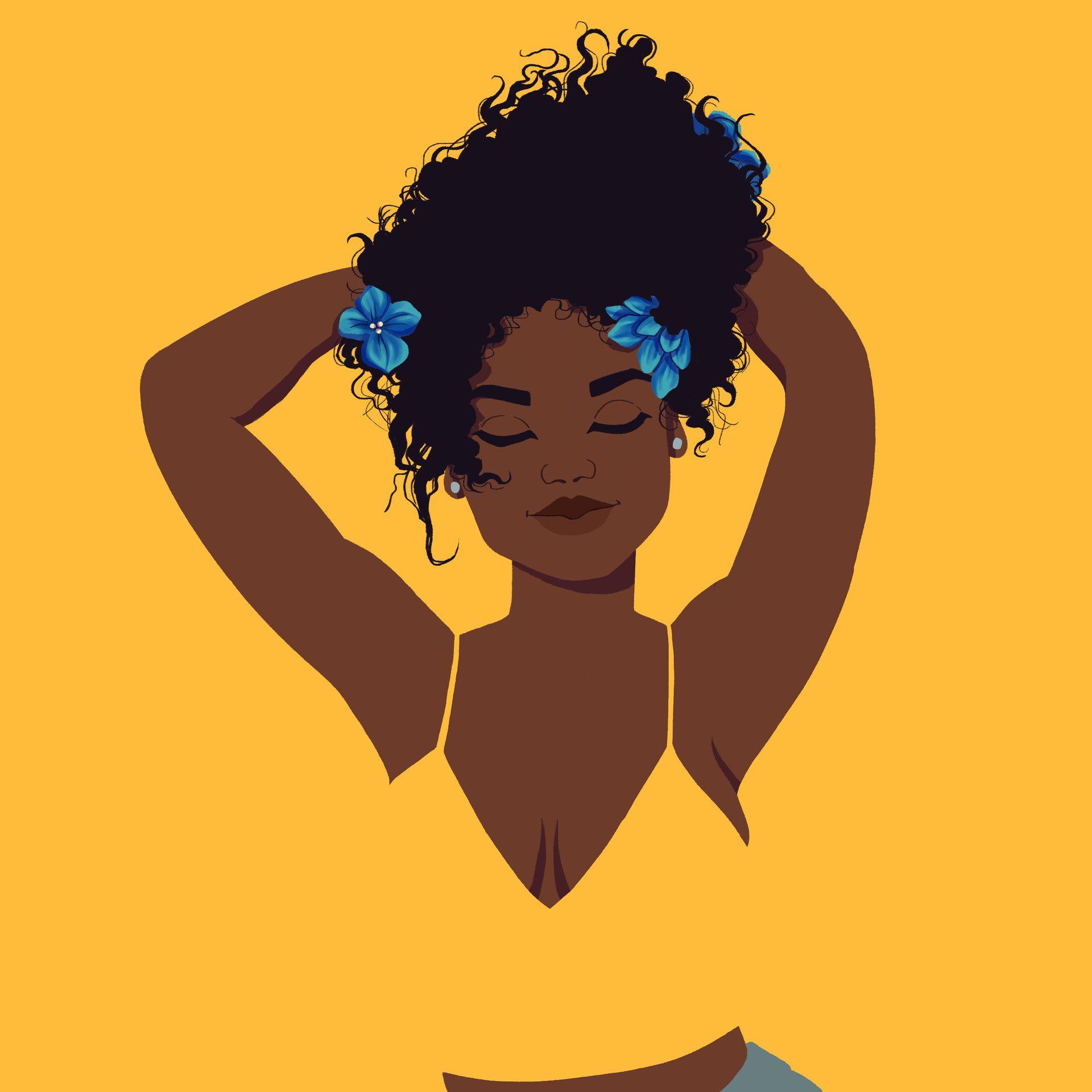 1920x1920 Melanin Poppin queen. Stunning background for you wallop.hq represents to you today Girly melanin Wallpap. Black love art, Black girl art, Black art painting