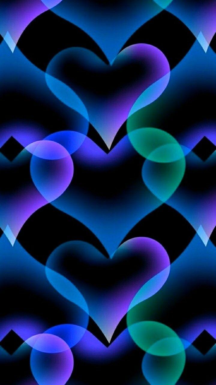 720x1280 Blue n Purple n Green. Heart wallpaper, Purple wallpaper iphone, iPad wallpaper watercolor