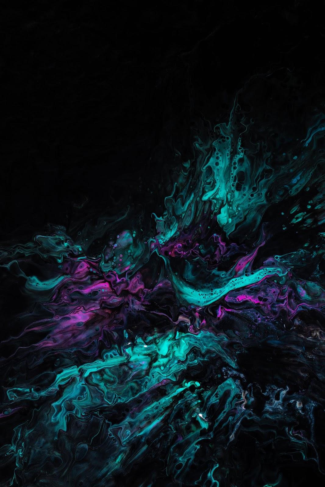 1066x1600 Green And Purple Wallpaper