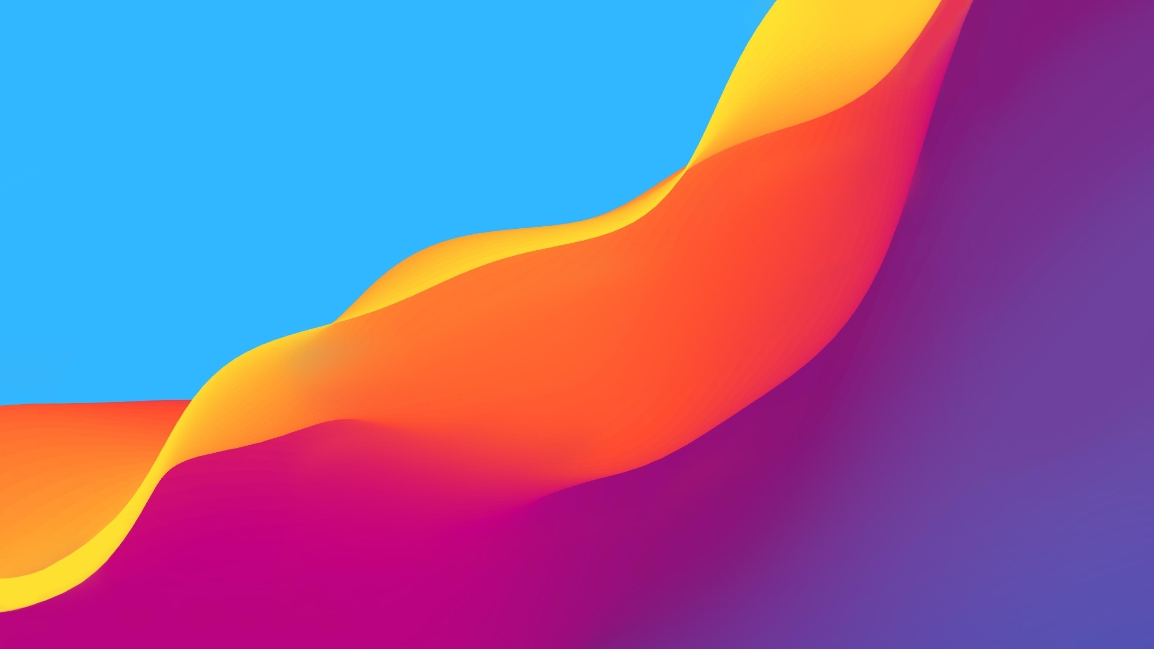3840x2160 Multicolor Purple and Yellow 4K Wallpaper, HD Abstract 4K Wallpaper, Image, Photo and Background