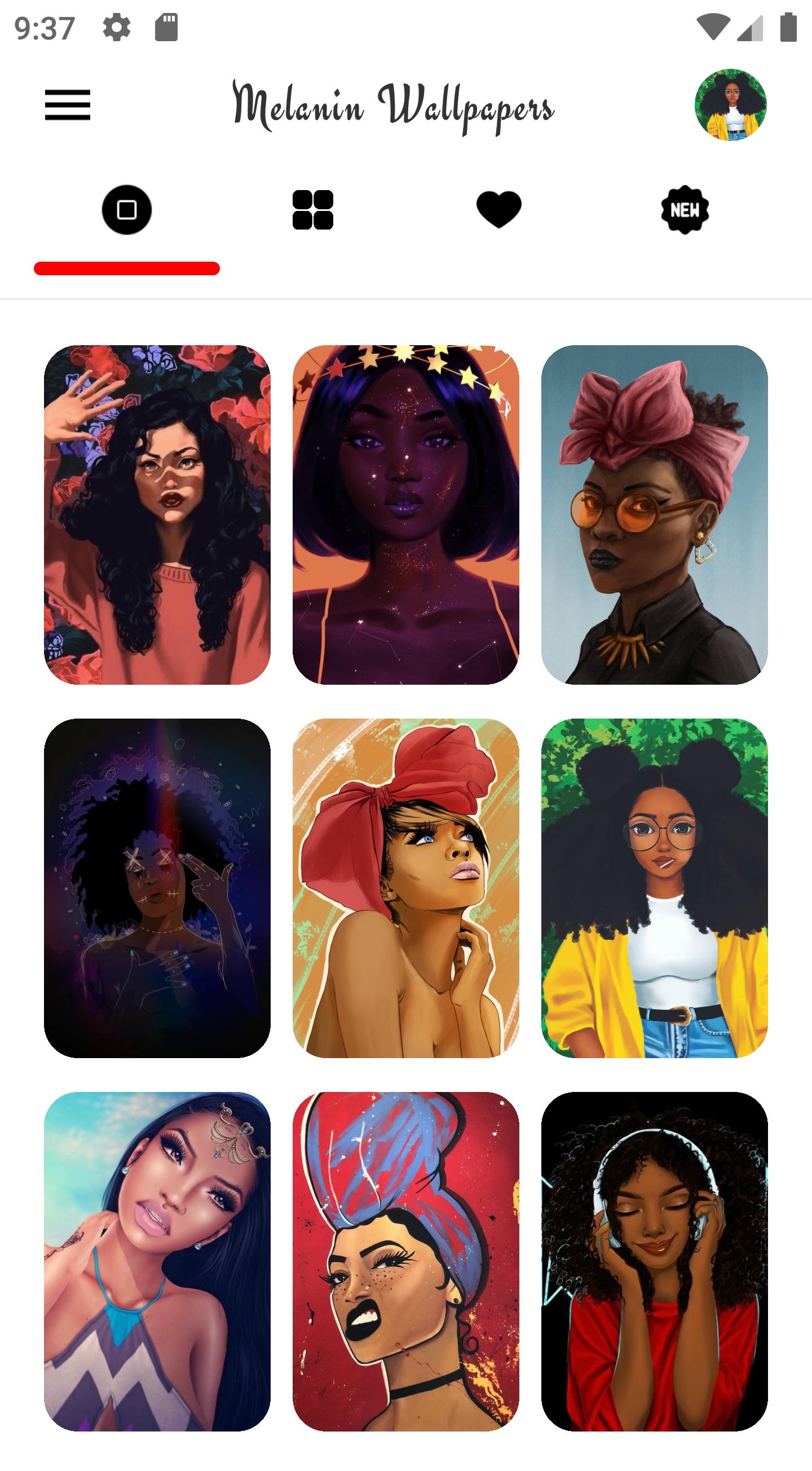 1440x2608 melanin wallpaper, cute black girls wallpaper for Android