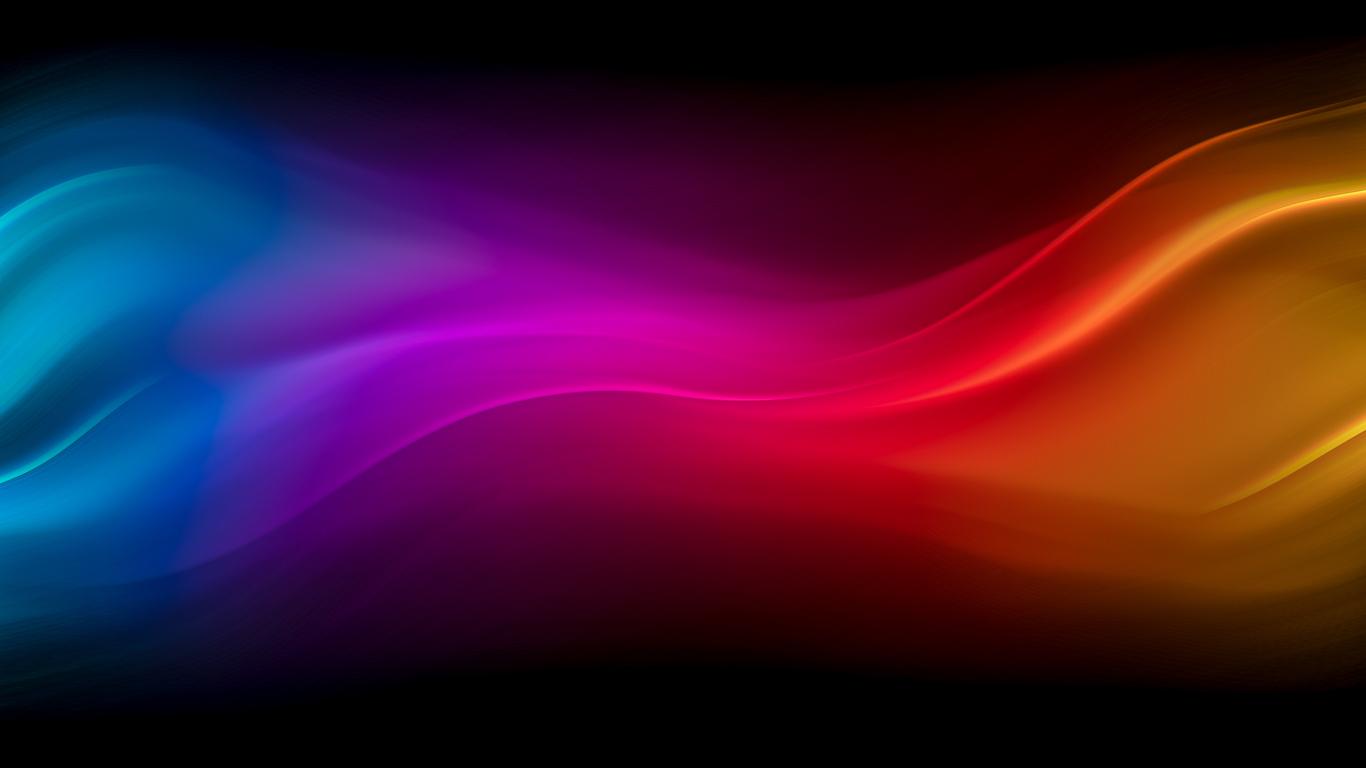 1366x768 Blue Purple Red Yellow Waves 4k 1366x768 Resolution HD 4k Wallpaper, Image, Background, Photo and Picture