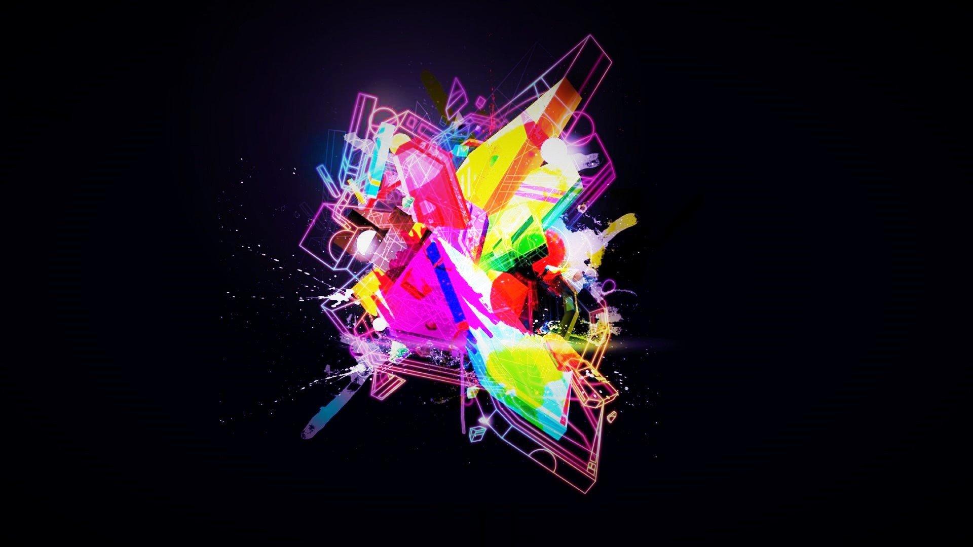 1920x1080 1920x1080 graffiti red blue purple yellow dark bright green pink black white wallpaper JPG 160 kB