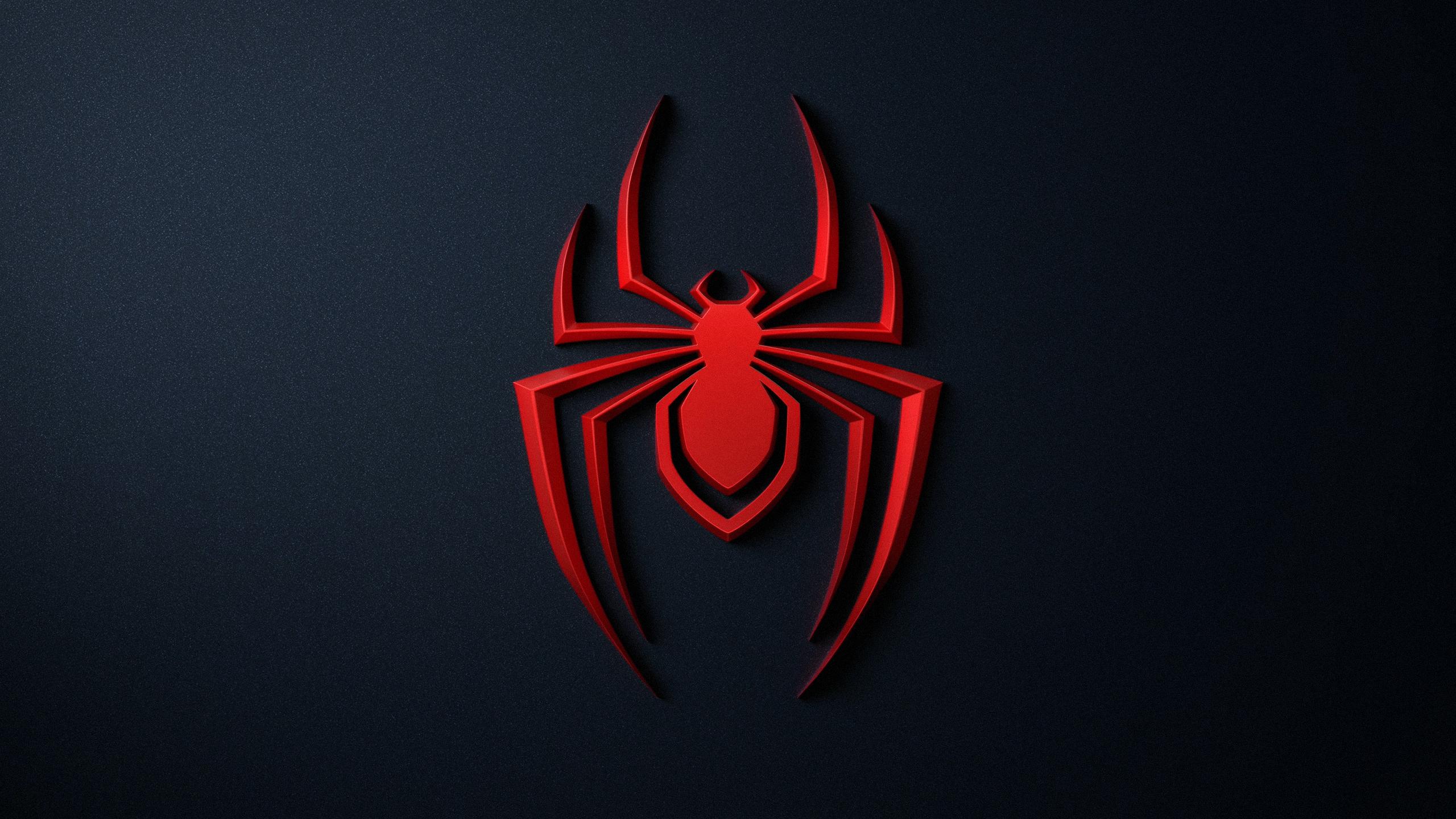 2560x1440 Download 2560x1440 Wallpaper Spider, Logo, Spider Man, Playstation Dual Wide, Widescreen 16: Widescreen, 2560x1440 HD Image, Background, 24940