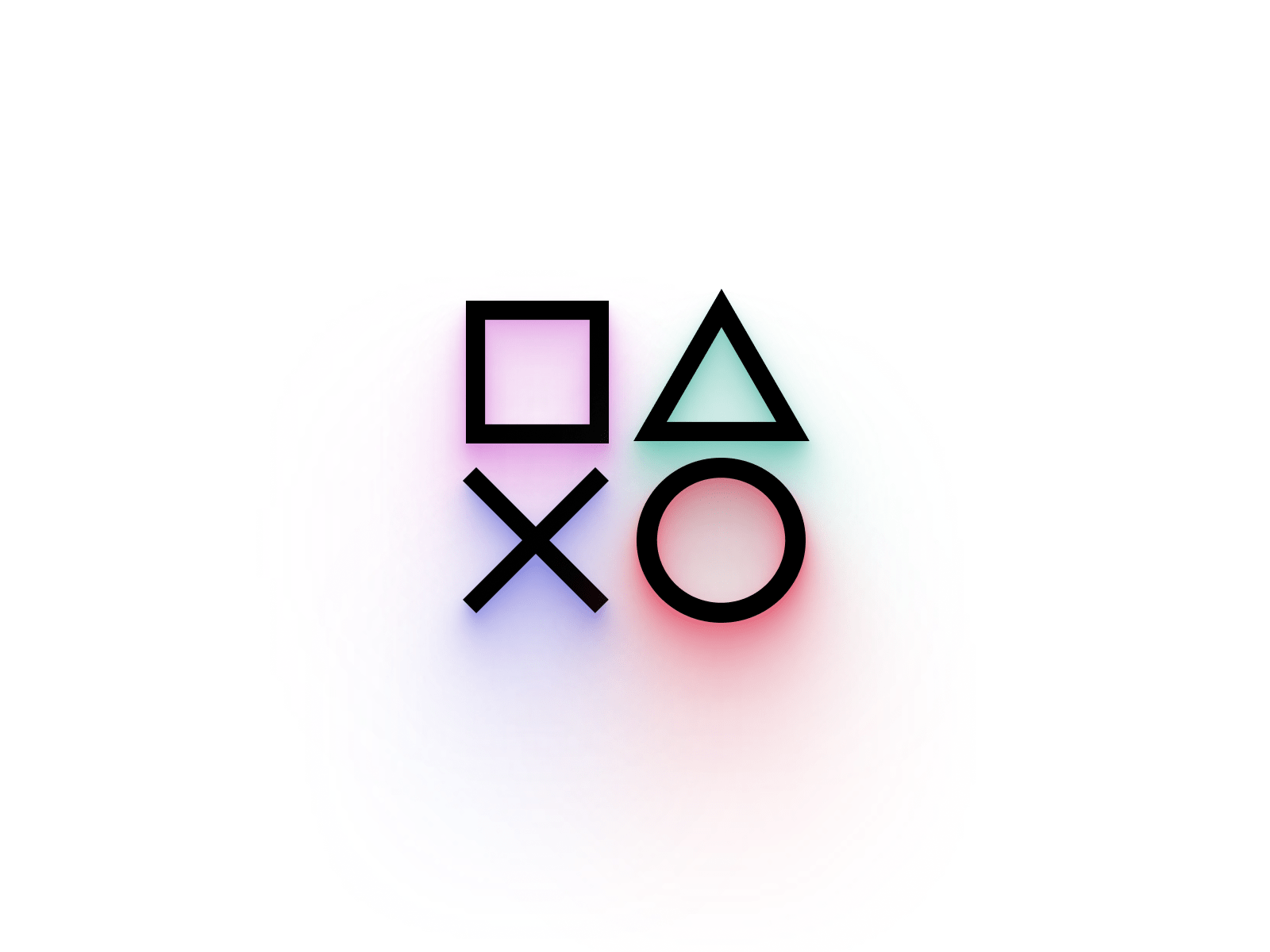 1600x1200 Playstation 4 Symbols by S. Stefaniuk