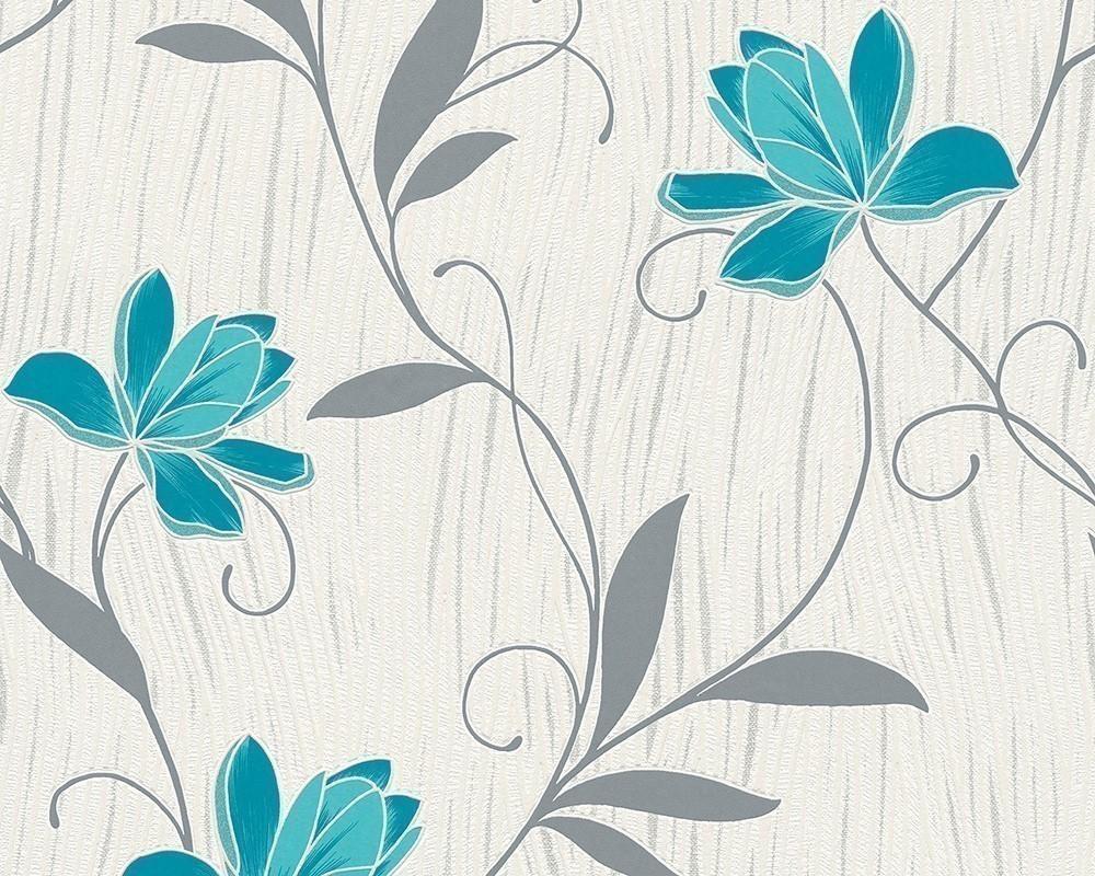 1000x800 Teal Wallpaper Flower
