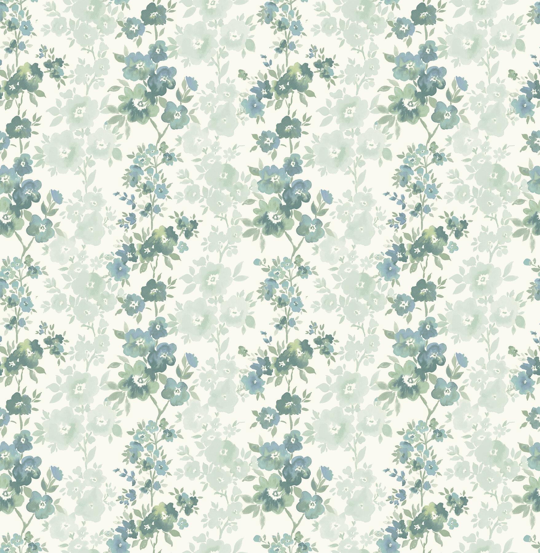 1757x1800 Ophelia & Co. Alline 33' x 20.5 Floral Wallpaper