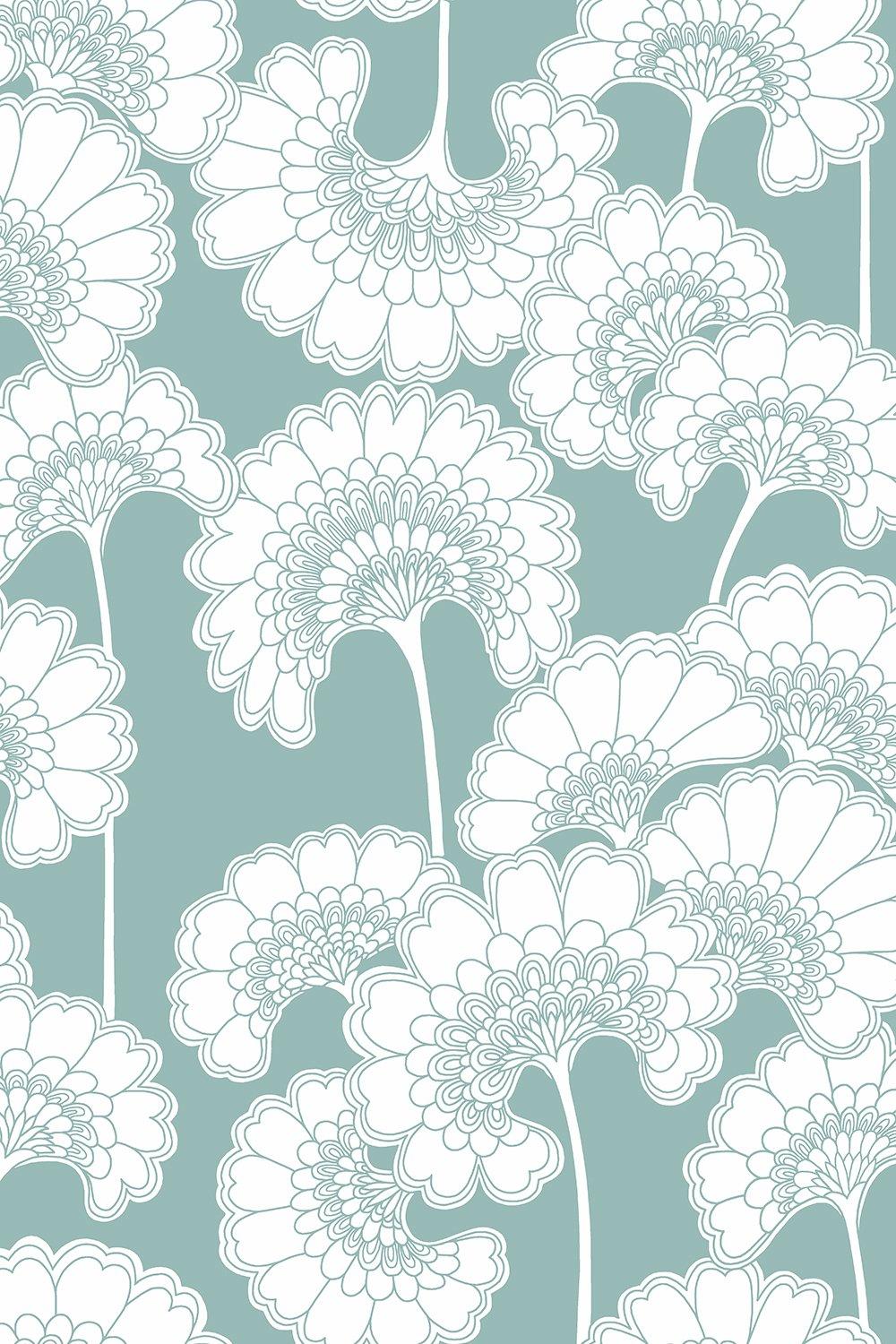 1000x1500 Japanese Floral Wallpaper
