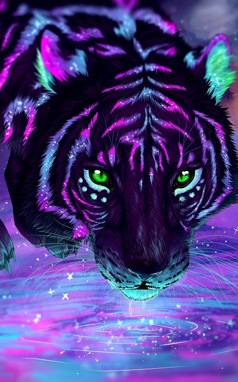 Tiger Galaxy Wallpapers Top Free Tiger Galaxy Backgrounds