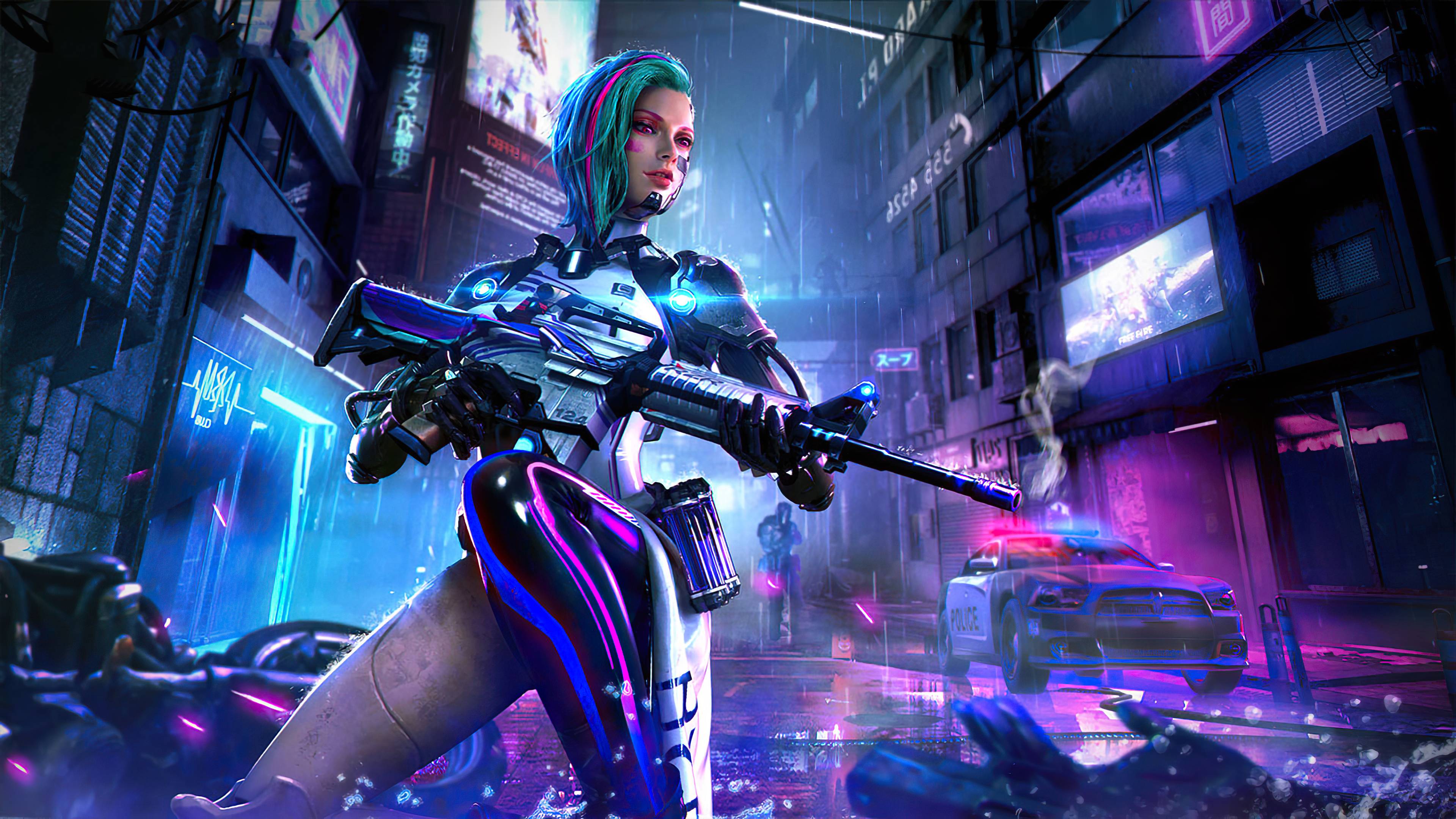 3840x2160 Cyberpunk Garena Free Fire 1280x1024 Resolution Wallpaper, HD Games 4K Wallpaper, Image, Photo and Background