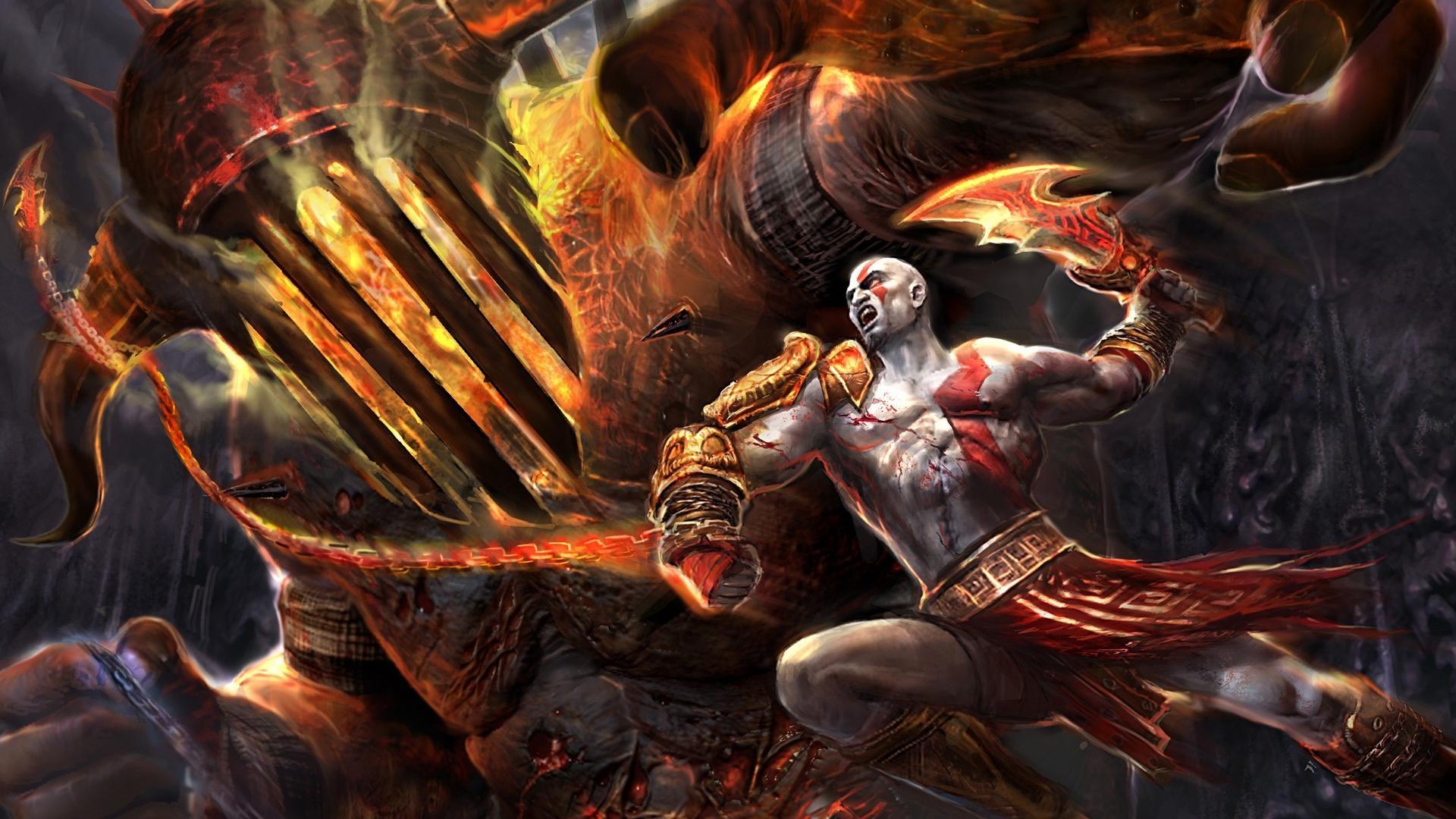 1920x1080 HD God Of War 3 Games Wallpaper