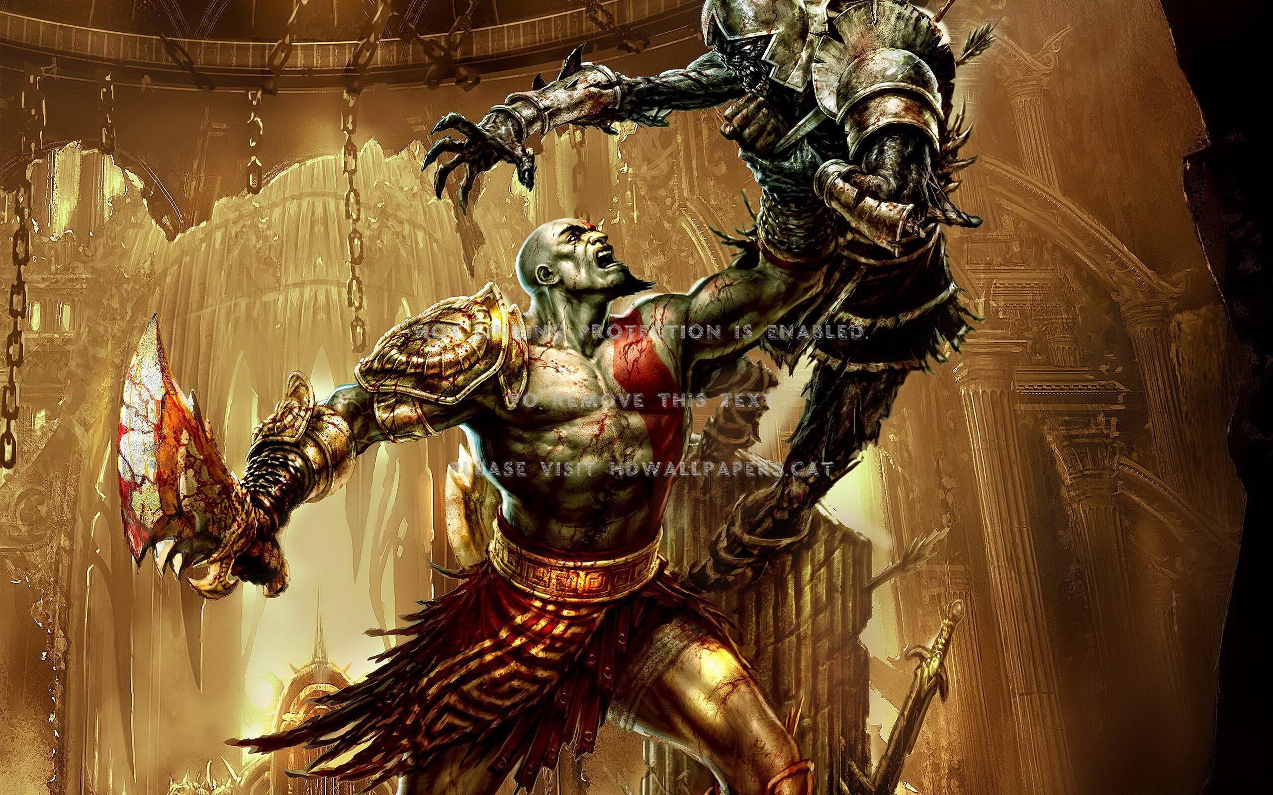 2560x1600 kratos god of war 3 accion game