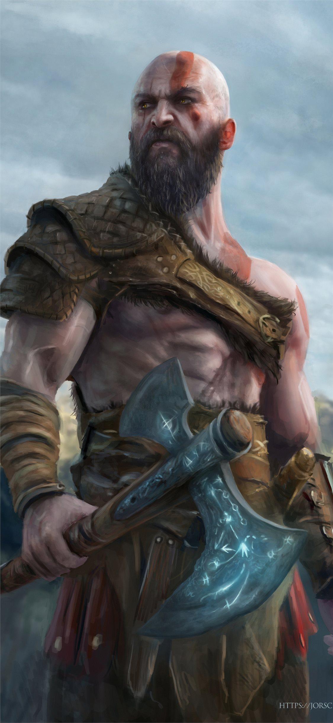 1125x2436 Kratos iPhone Wallpaper