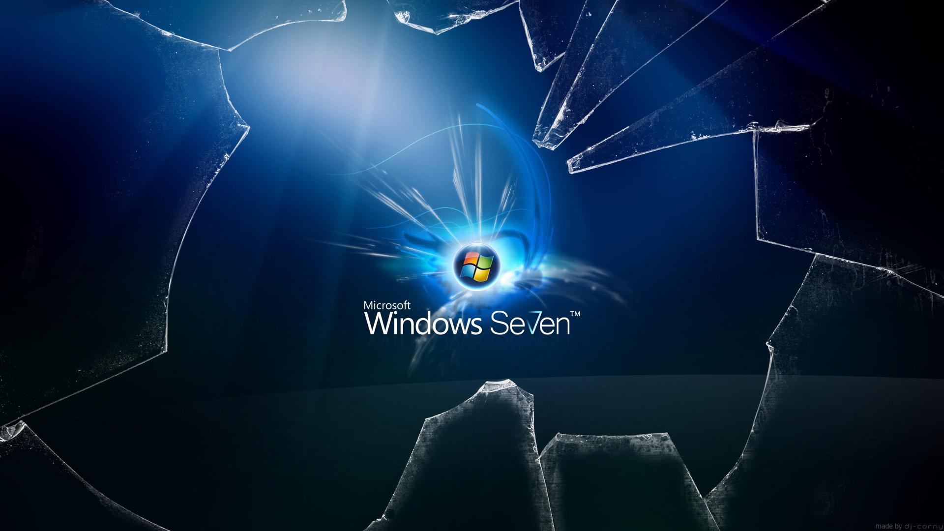 1920x1080 Broken Screen Wallpaper 6 of 49 Glass Monitor with Windows 7 Wallpaper. Wallpaper Download. High Resolution Wallpaper