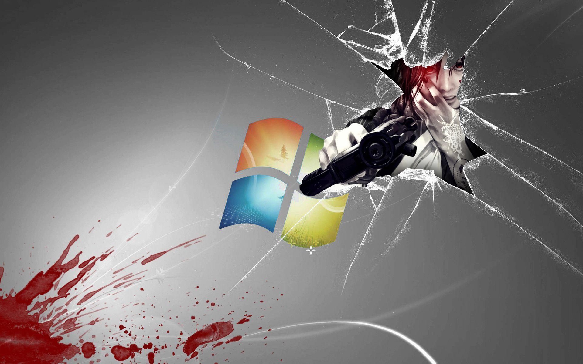1920x1200 Minecraft Creeper Glass Broken Wallpaper