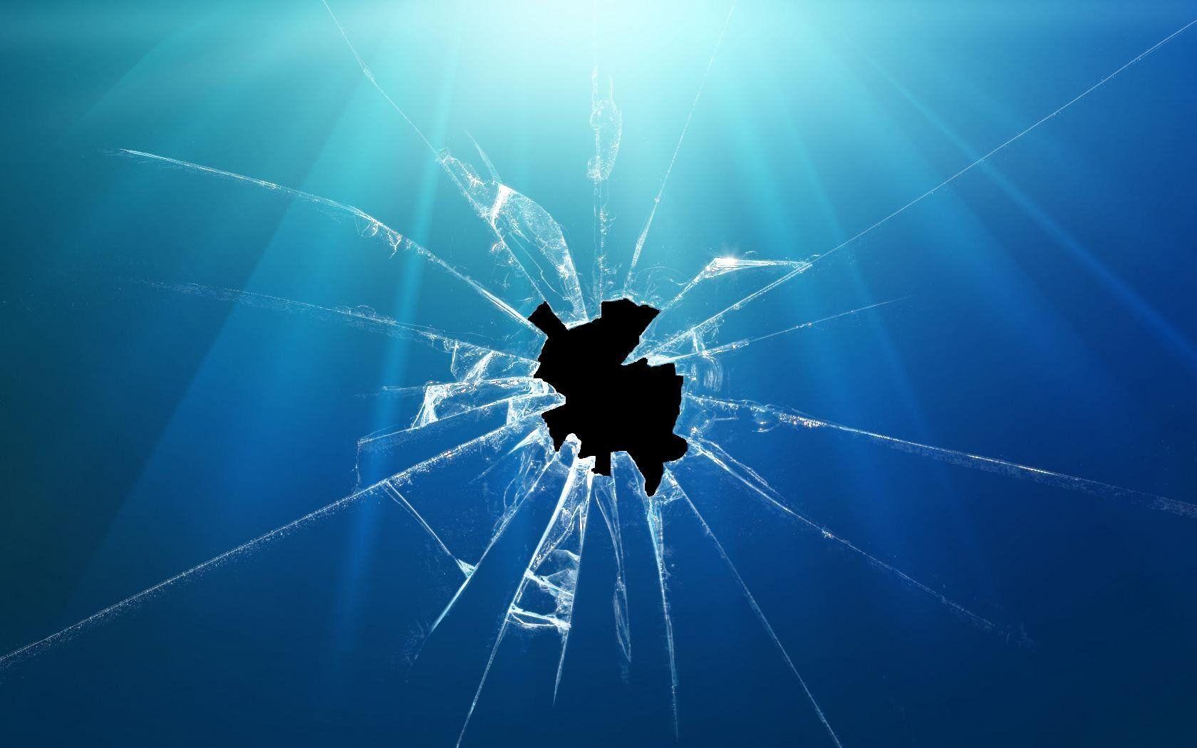 1680x1050 Windows 10 Broken Desktop Wallpaper