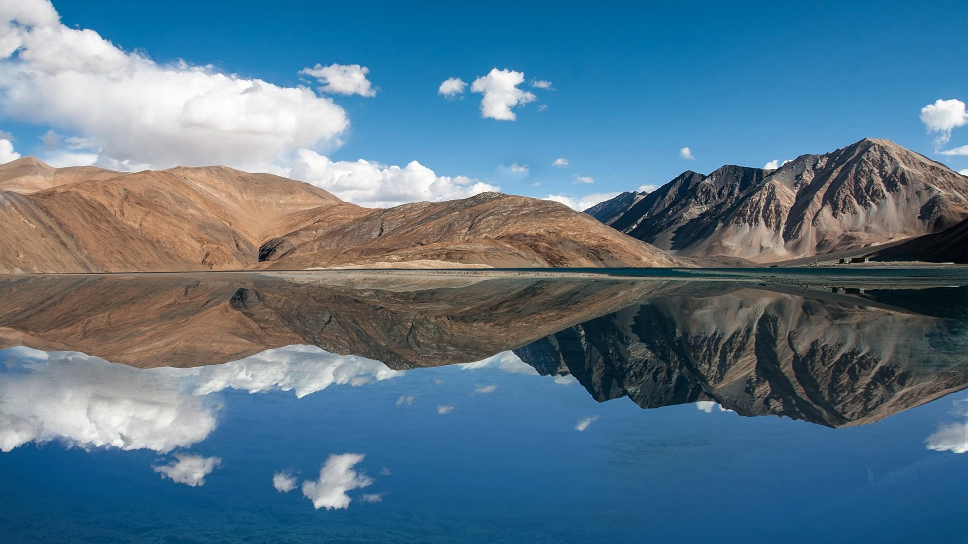 3840x2160 Pangong Lake (Pangong Tso) Kashmir, India Wallpaper