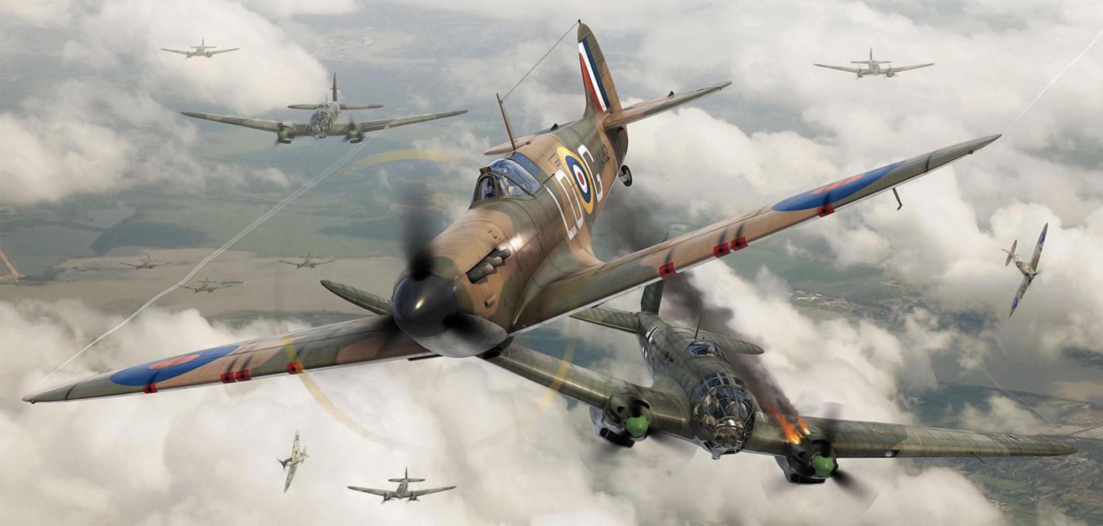 2263x1080 Battle Of Britain Artwork