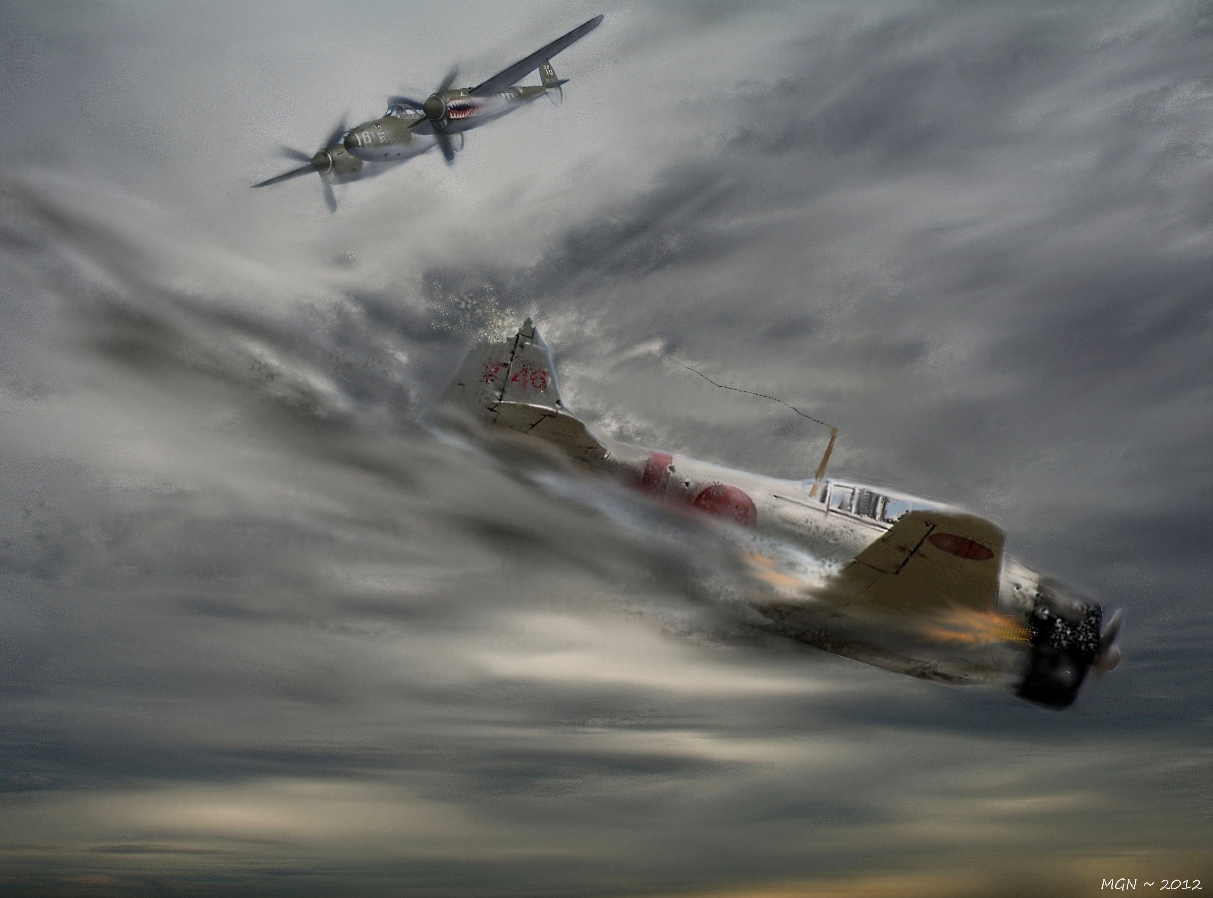 4026x2979 WWII Plane Wallpaper