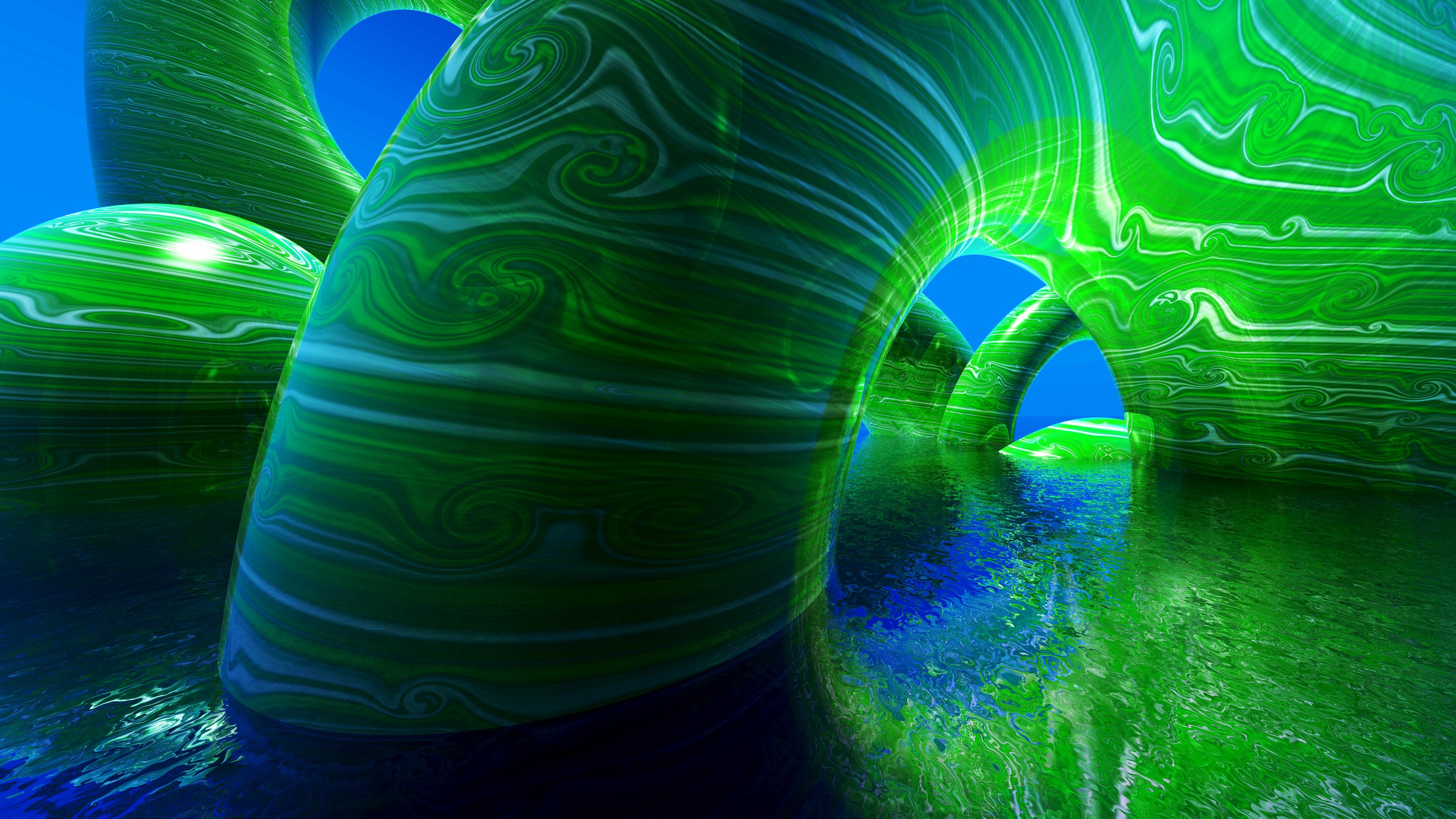 3840x2160 Free download 3D Green Blue Abstract 4K Wallpaper Desktop Background [3840x2160] for your Desktop, Mobile & Tablet. Explore 4K Desktop Wallpaper. Super HD Wallpaper, 3840X2160 Wallpaper, 4K HD Wallpaper