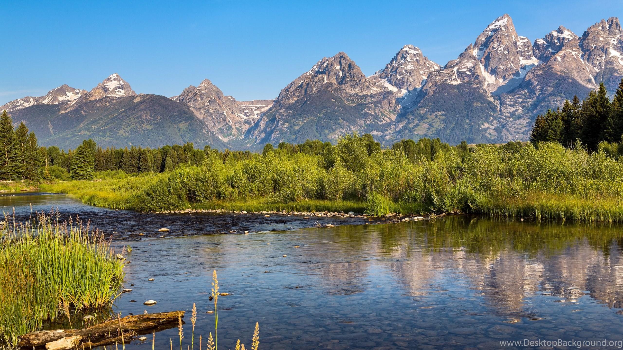 2560x1440 Grand Tetons HD Wallpaper. 4K Wallpaper Desktop Background