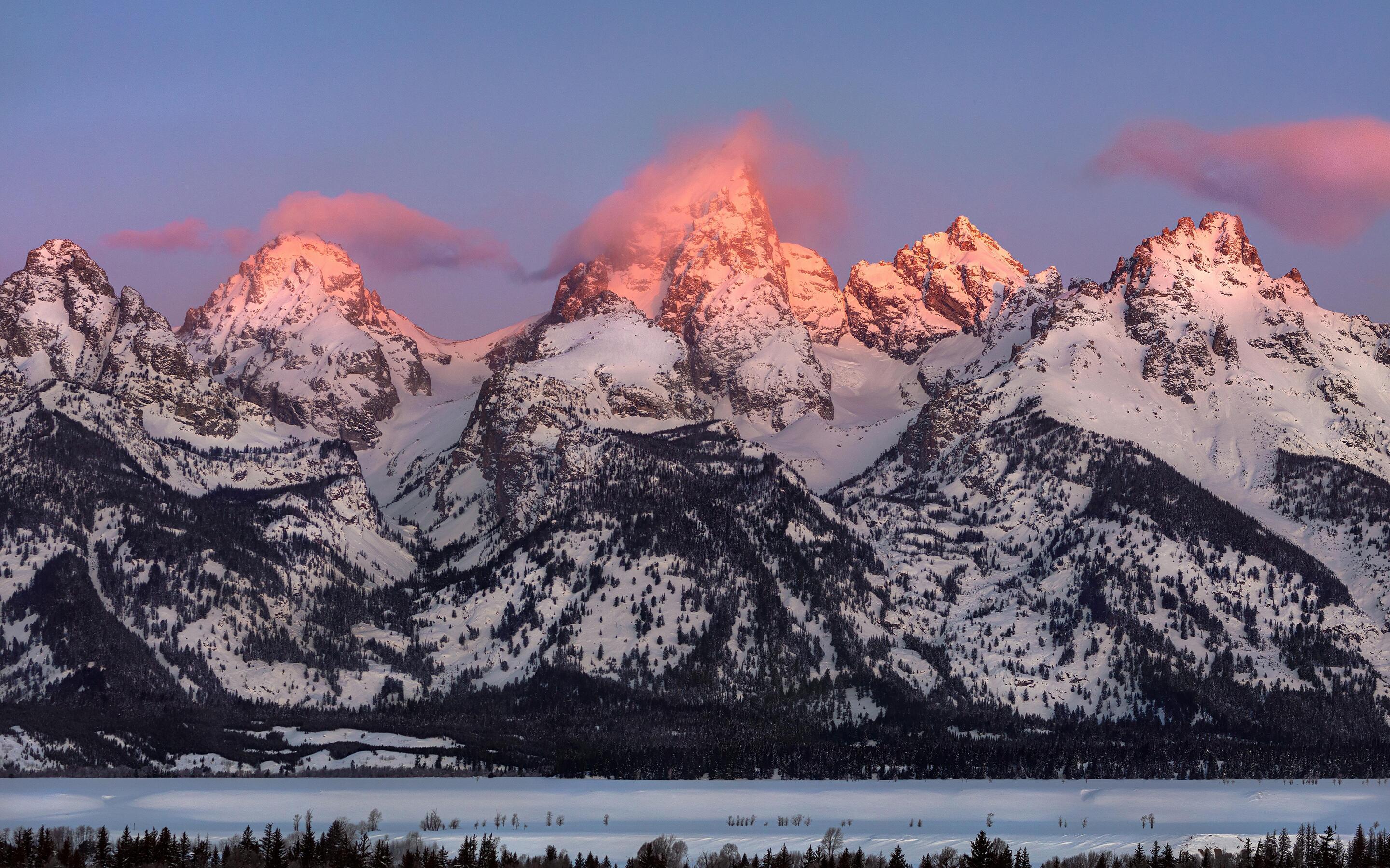2880x1800 Grand Teton Alpenglow Macbook Pro Retina HD 4k Wallpaper, Image, Background, Photo and Picture