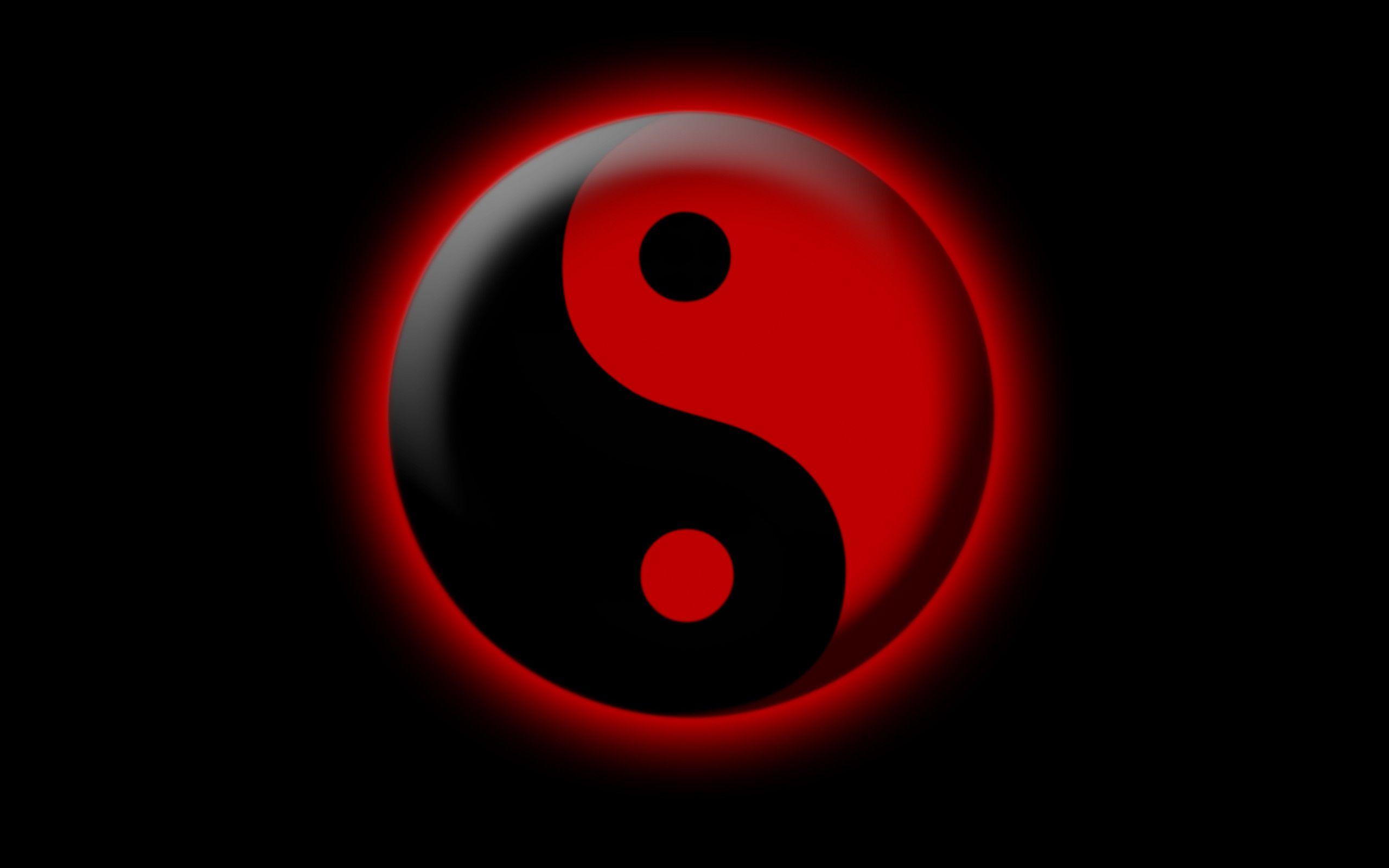 2560x1600 Yin Yang Dragon Wallpaper