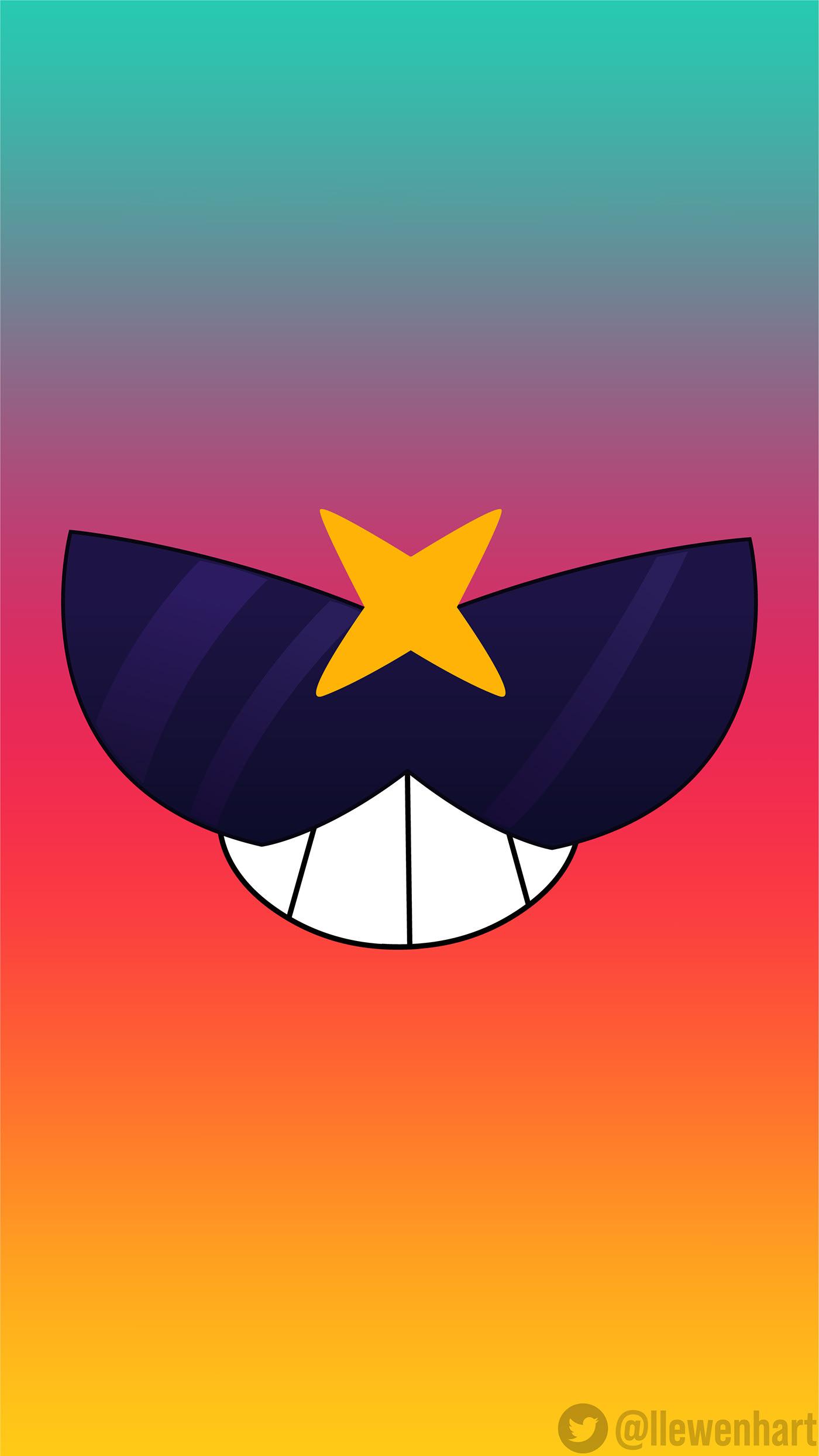 1400x2488 Brawl Stars Minimalist Wallpaper