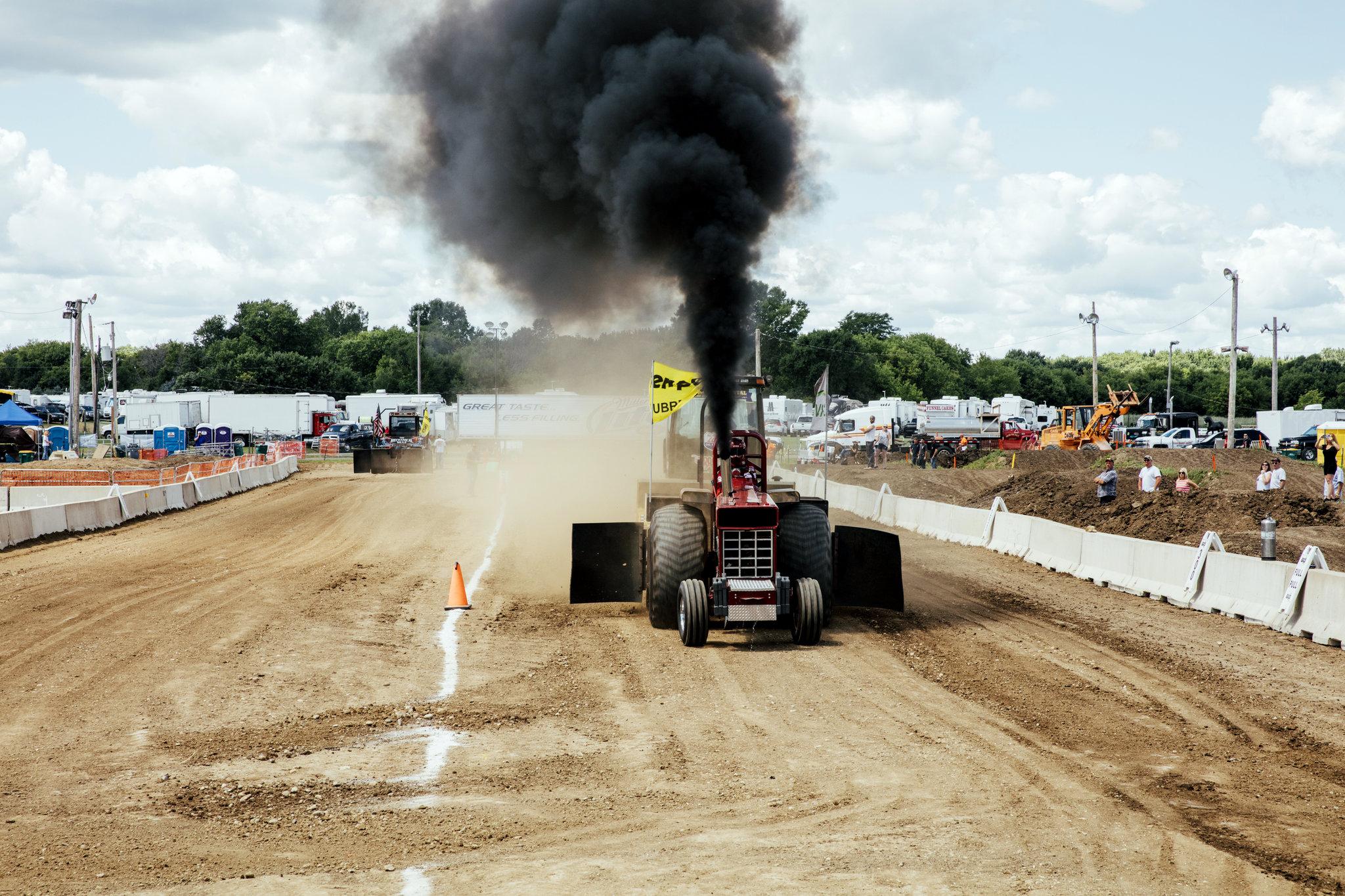 Trucks Rolling Coal Wallpaper