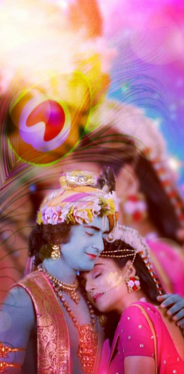 630x1280 Radha Krishna wallpaper