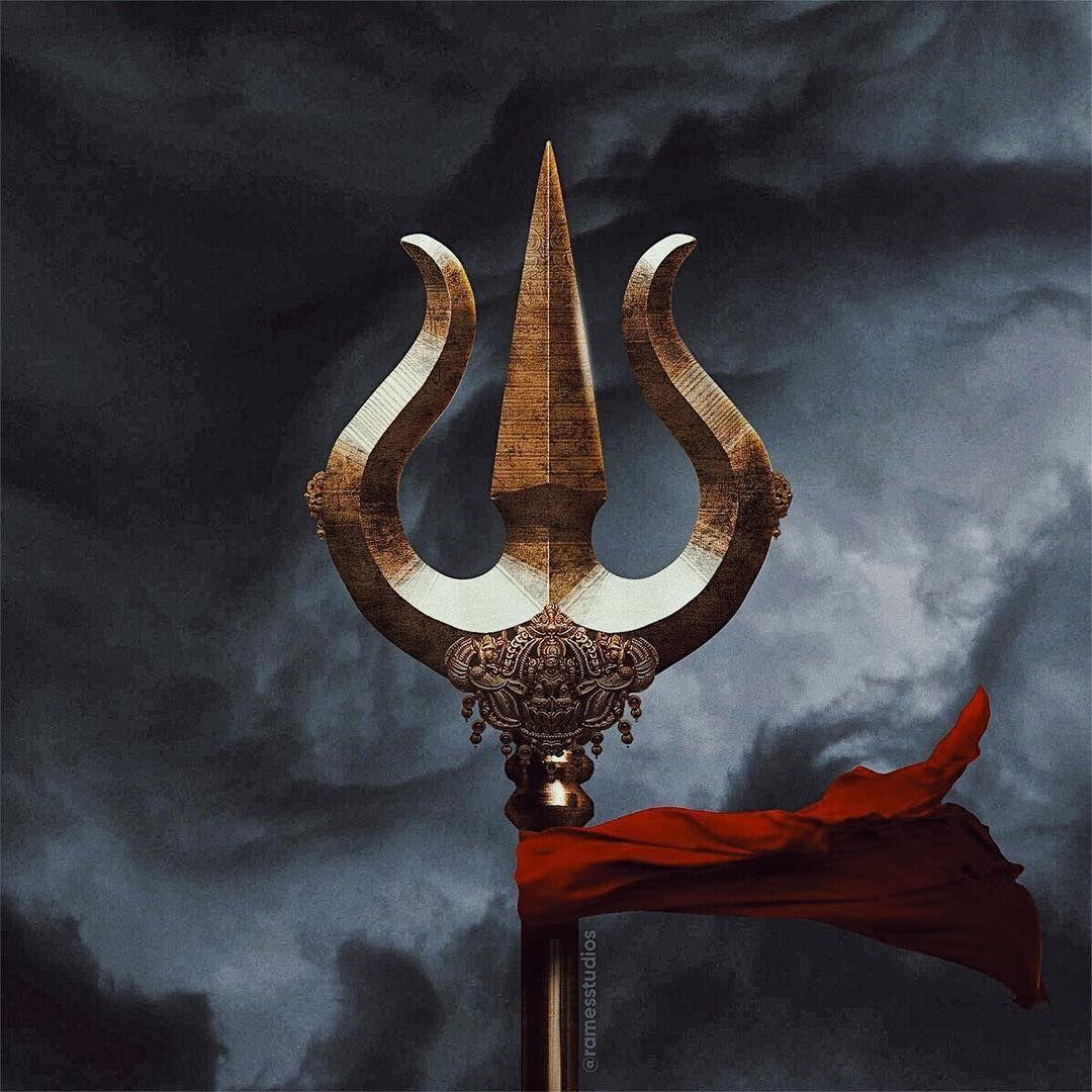 1080x1080 Rames Harikrishnasamy on Instagram: “#Trishula (Sanskrit: त्रिशूल, IAST: triśūla) is a trident, commonly us. Lord shiva HD wallpaper, Shiva lord wallpaper, Shiva