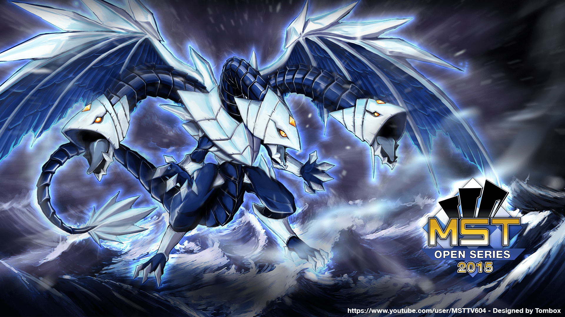 1920x1080 Trishula, Ice Barrier Dragon. Tombox Creations Artwork