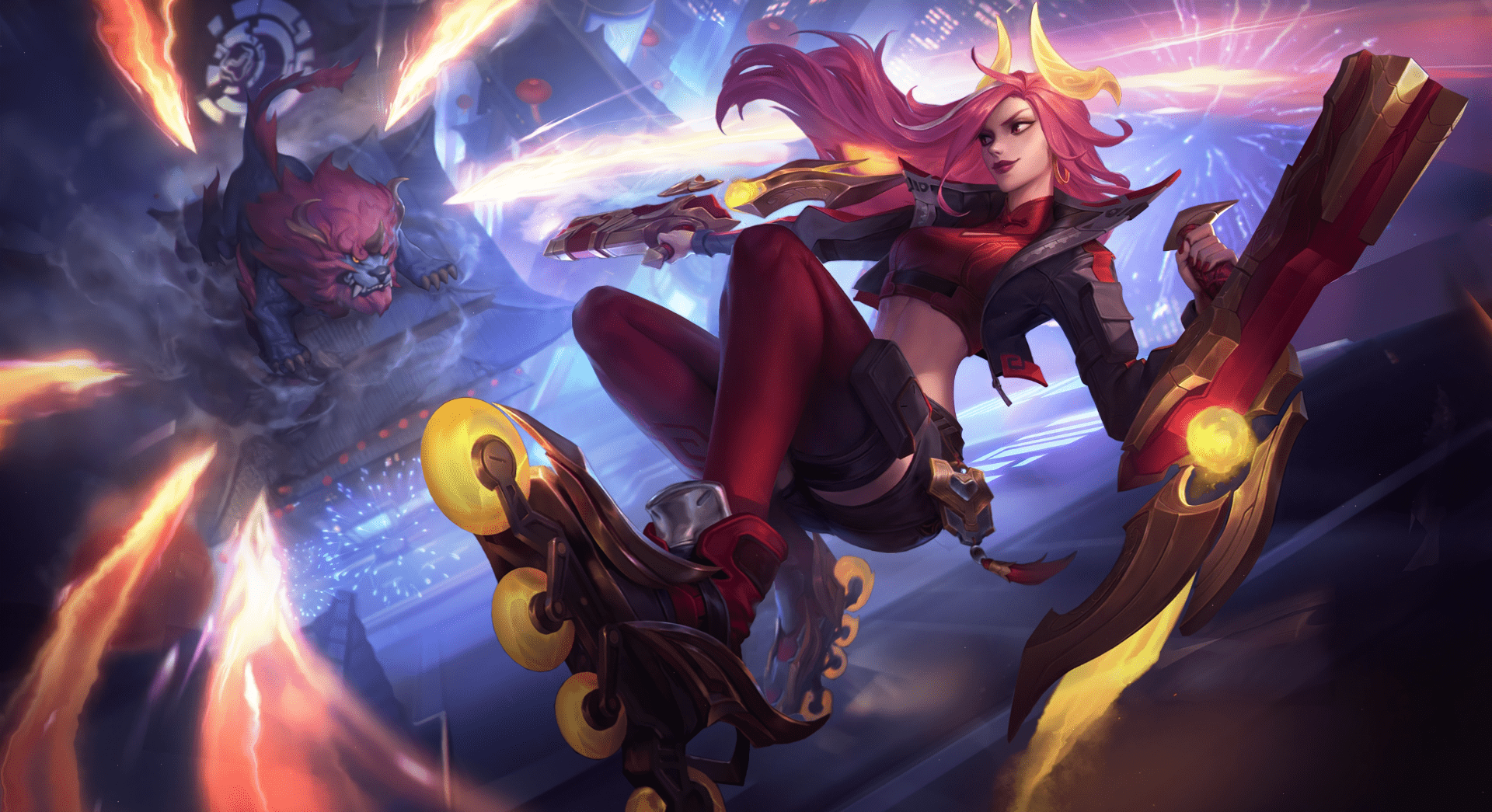 1920x1045 Lunar Beast Miss Fortune League of Legends live wallpaper [DOWNLOAD FREE]