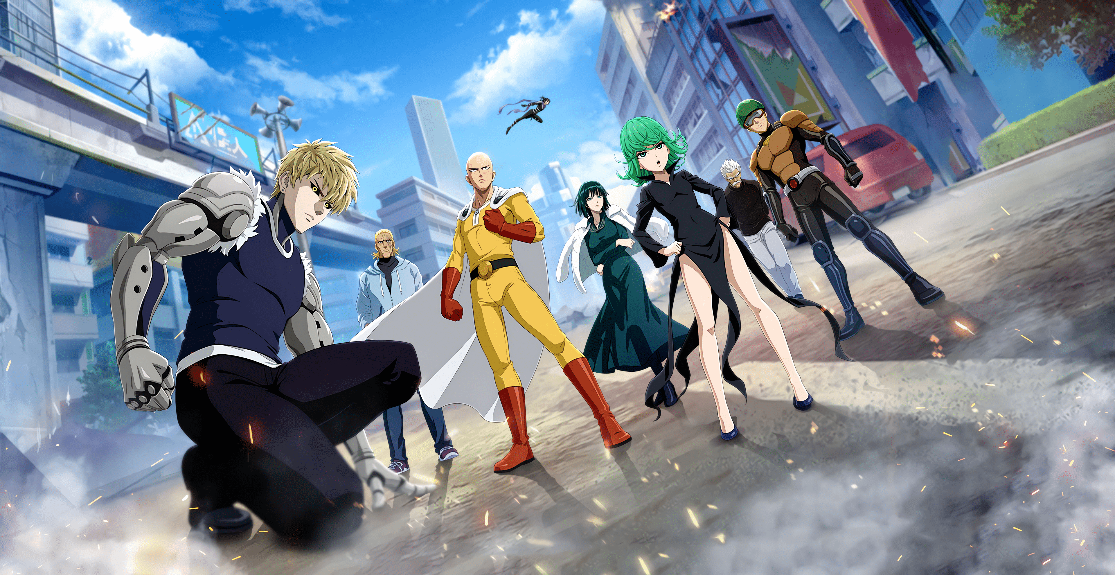 3840x1980 One Punch Man Wallpaper Anime Image Board