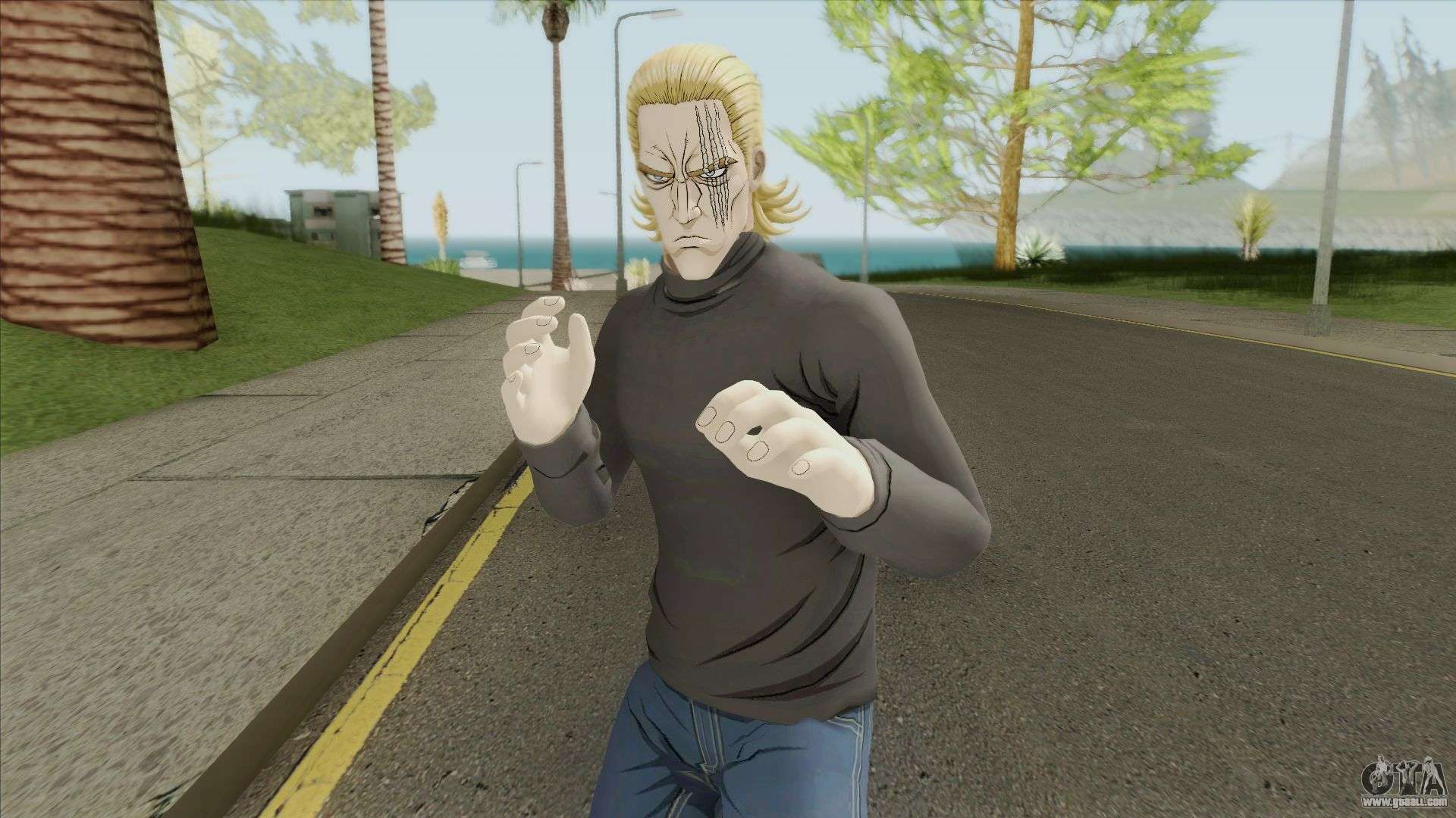 1920x1080 King (One Punch Man) For GTA San Andreas
