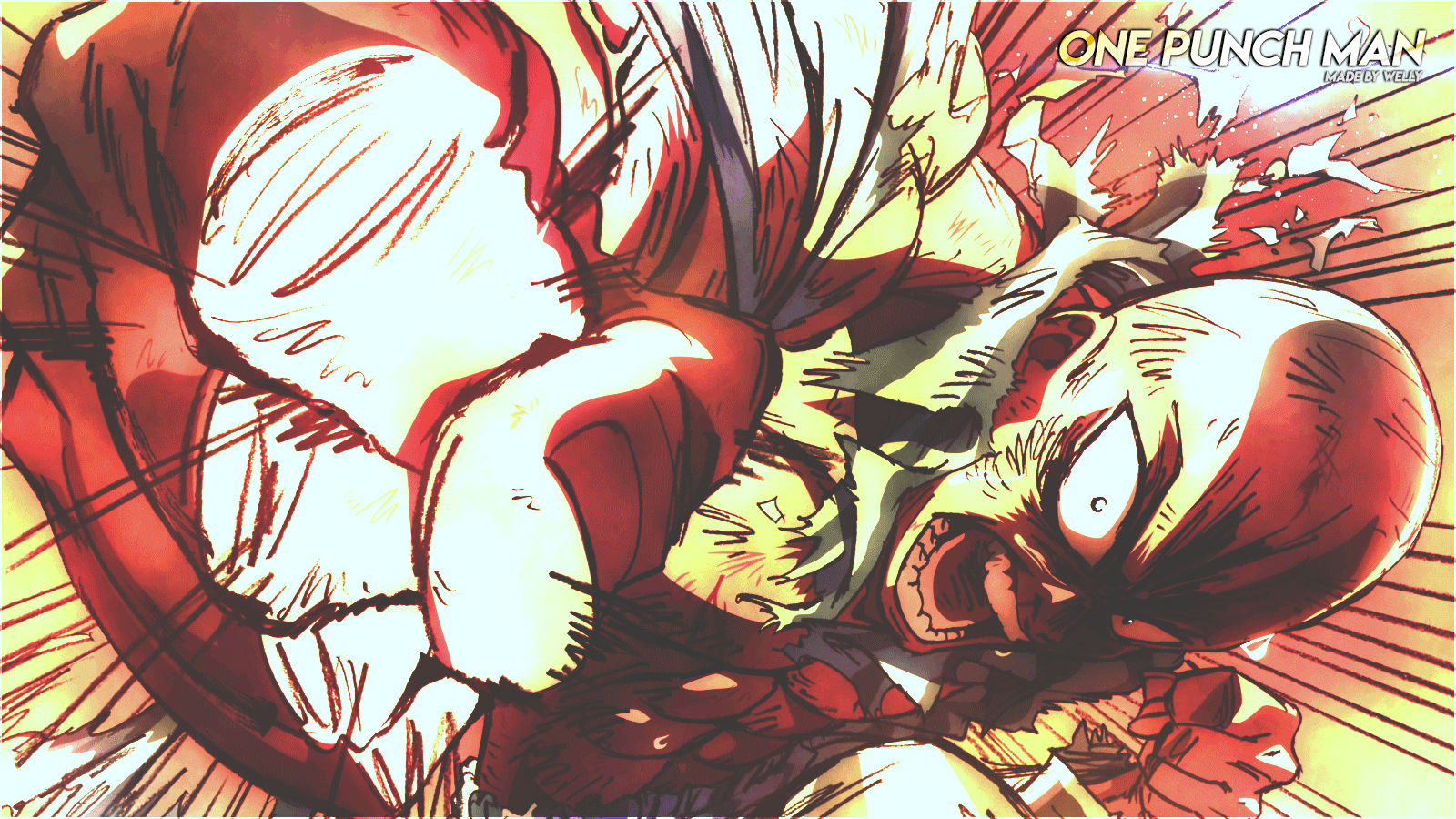 1600x900 One Punch Man Serious Punch Wallpaper