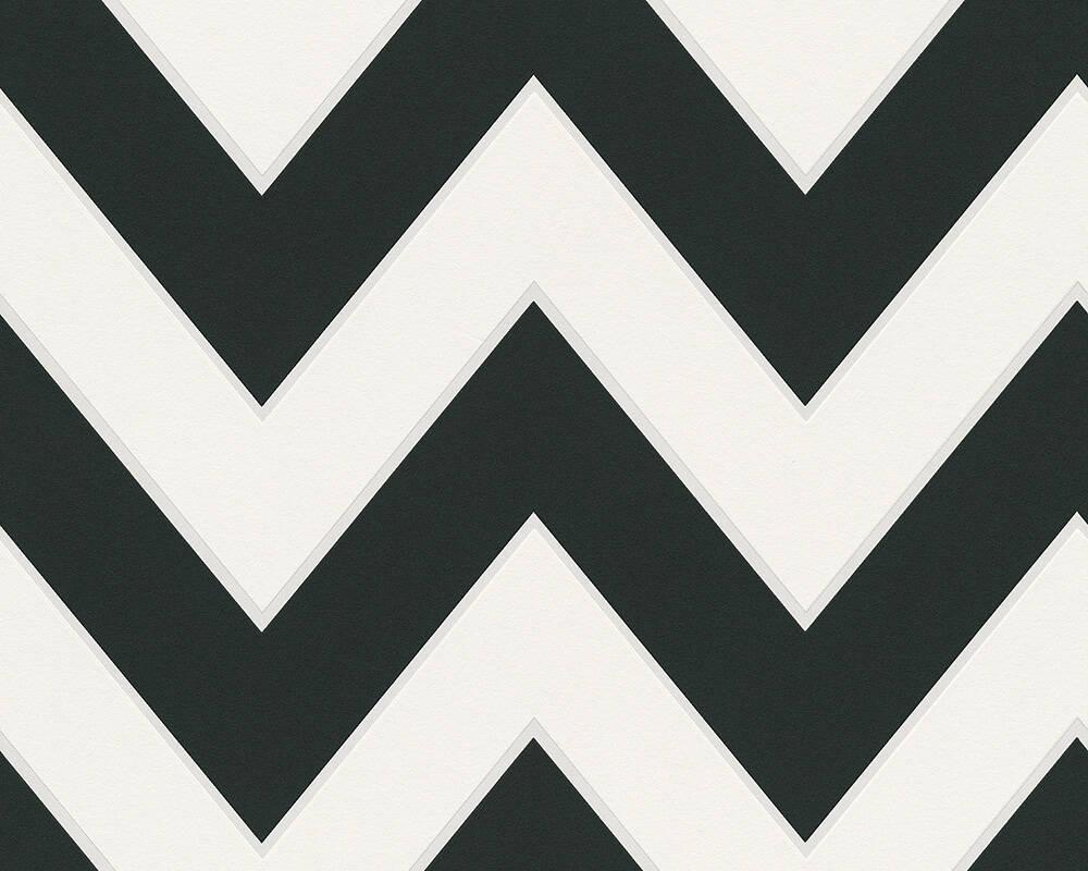 1000x800 Michalsky Living Wallpaper Stripes, 3D, Black, White Black And White Wallpaper Designs