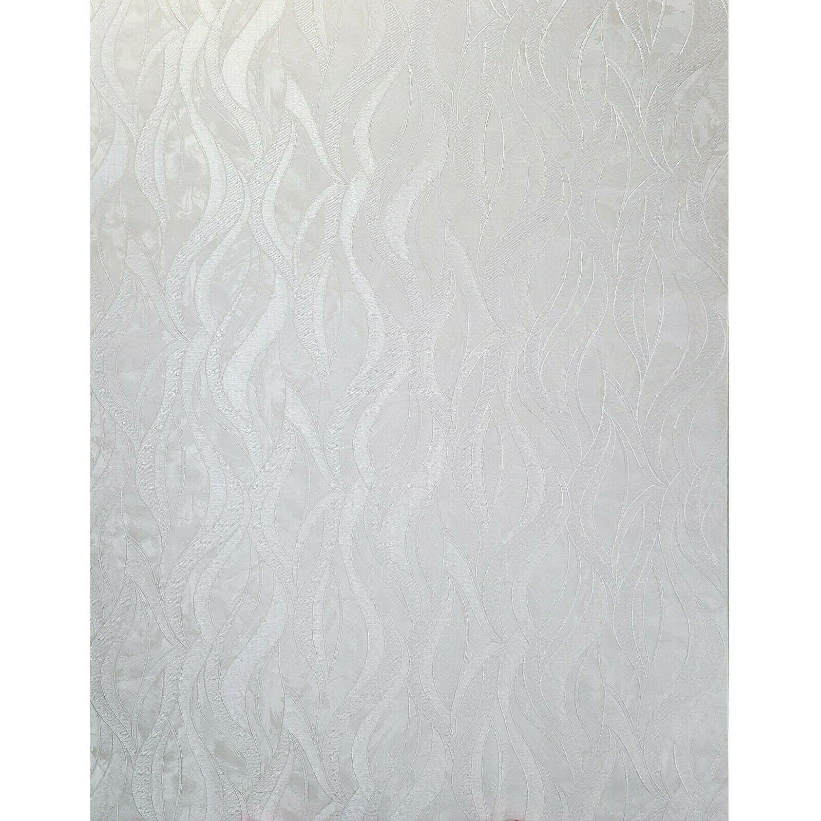 1599x1599 M25035 Off white textured wave lines faux fabric Modern Wallpaper
