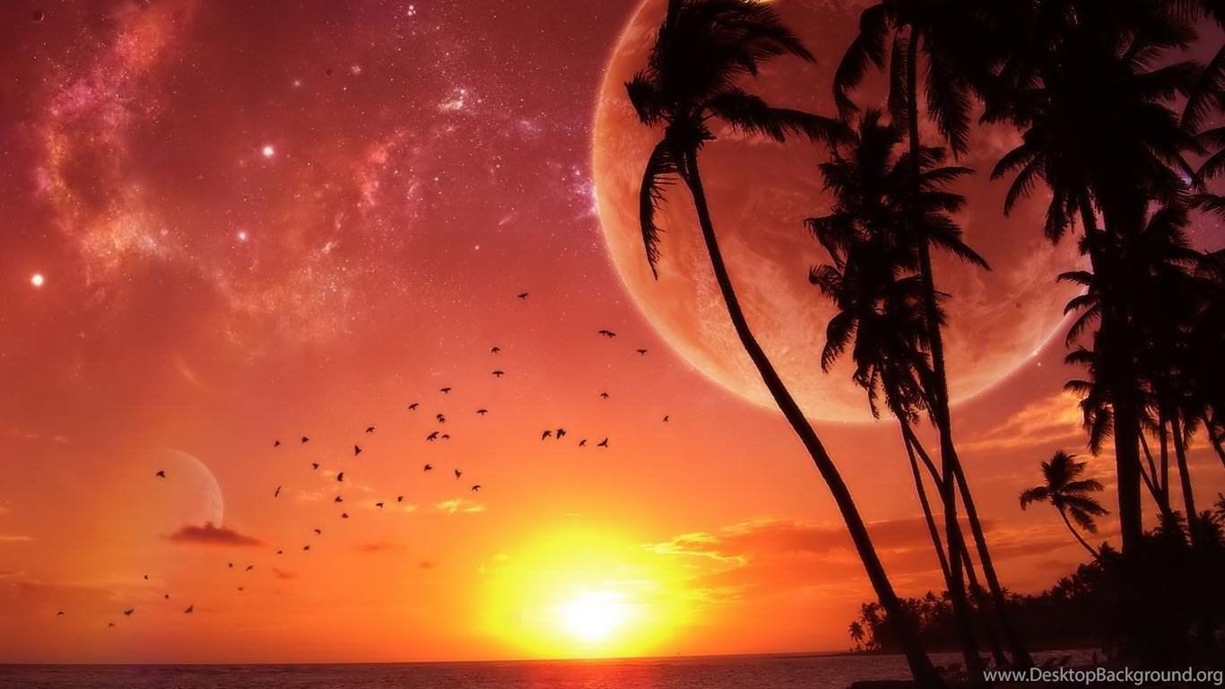 1366x768 Over Amazing & Beautiful Laptop Wallpaper