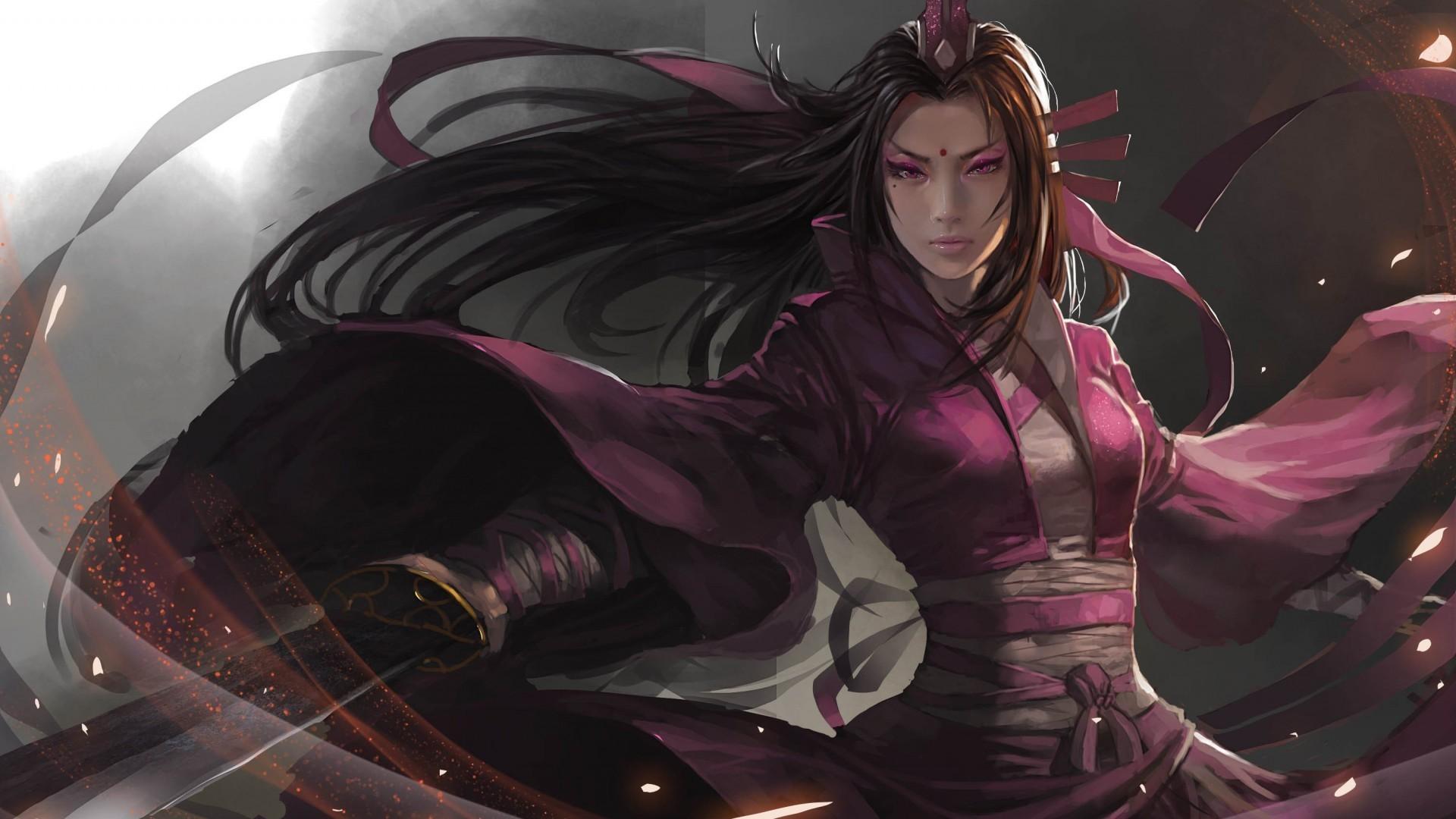 1920x1080 31++ Wallpaper Anime Chinese Female