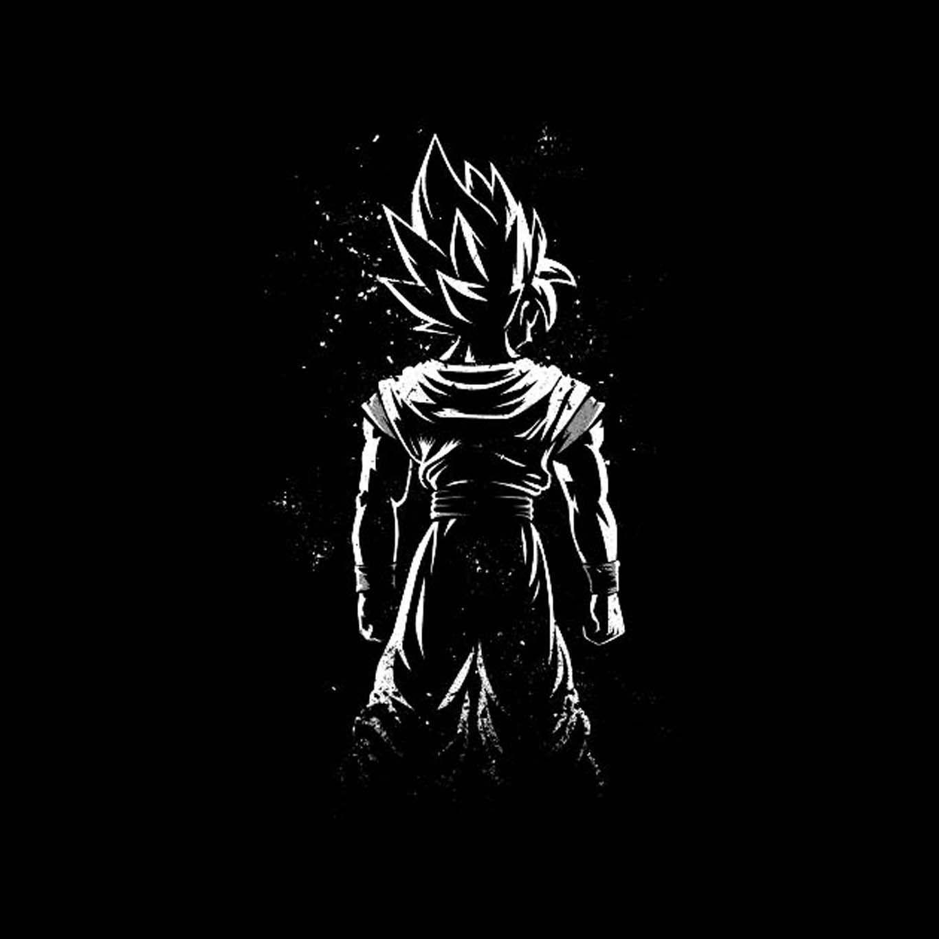 1366x1366 Dragon Ball Dark Wallpaper
