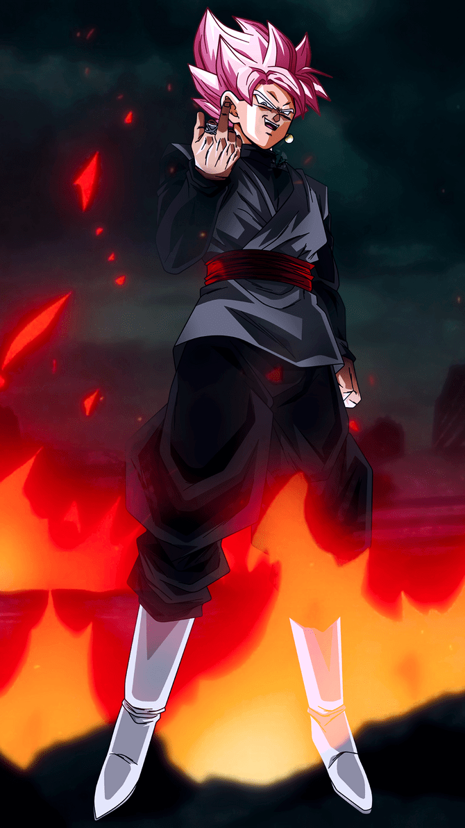 670x1192 Goku Black Wallpaper