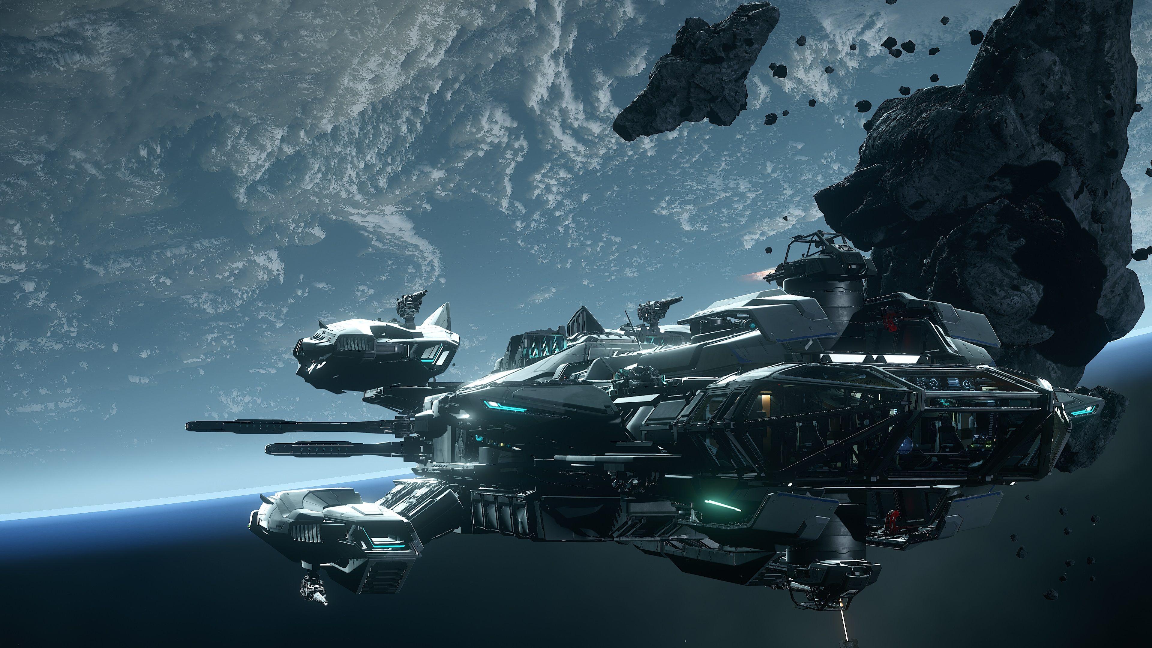 Download wallpapers Star Citizen, 4k, spaceship, 2018 games for desktop  free. Pictures for desktop free