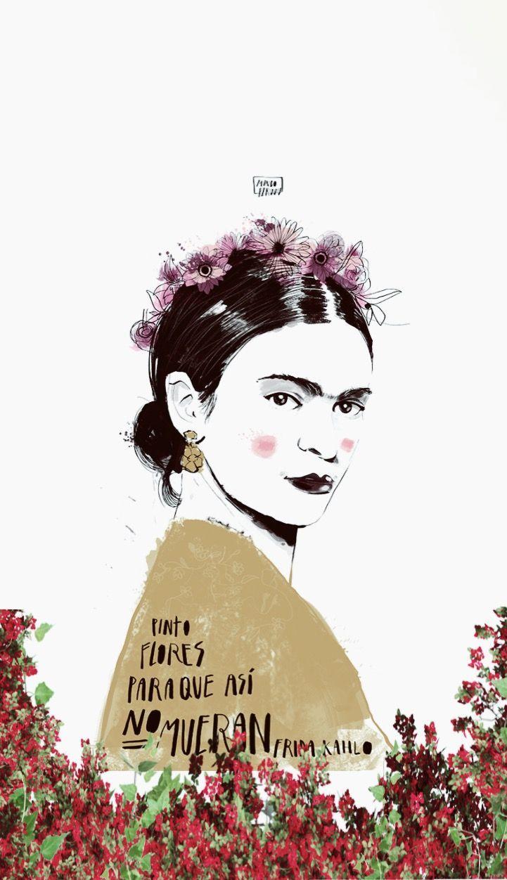 721x1252 Frida Kahlo iPhone Wallpaper