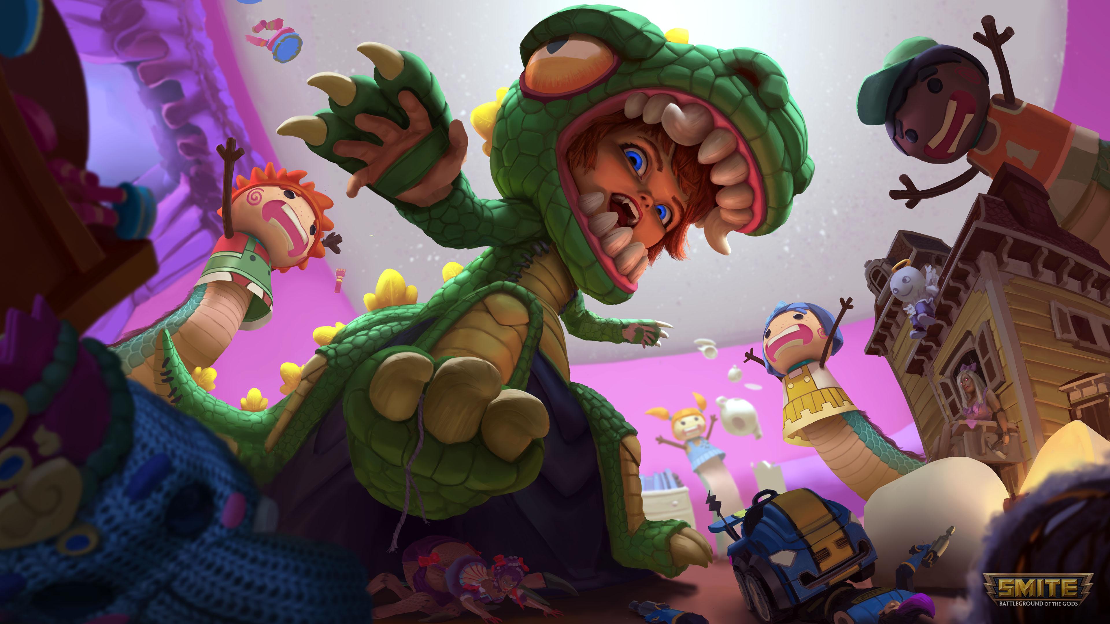 3840x2160 Scylla (Smite) 4k Ultra HD Wallpaper