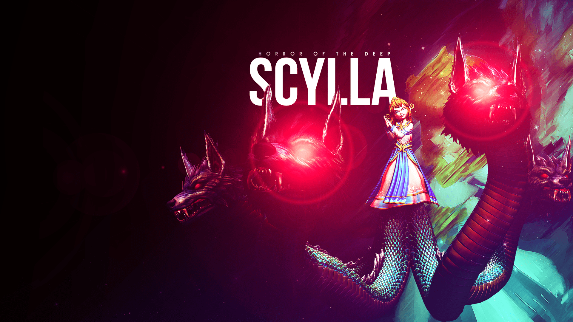 1920x1080 Smite Scylla Wallpaper